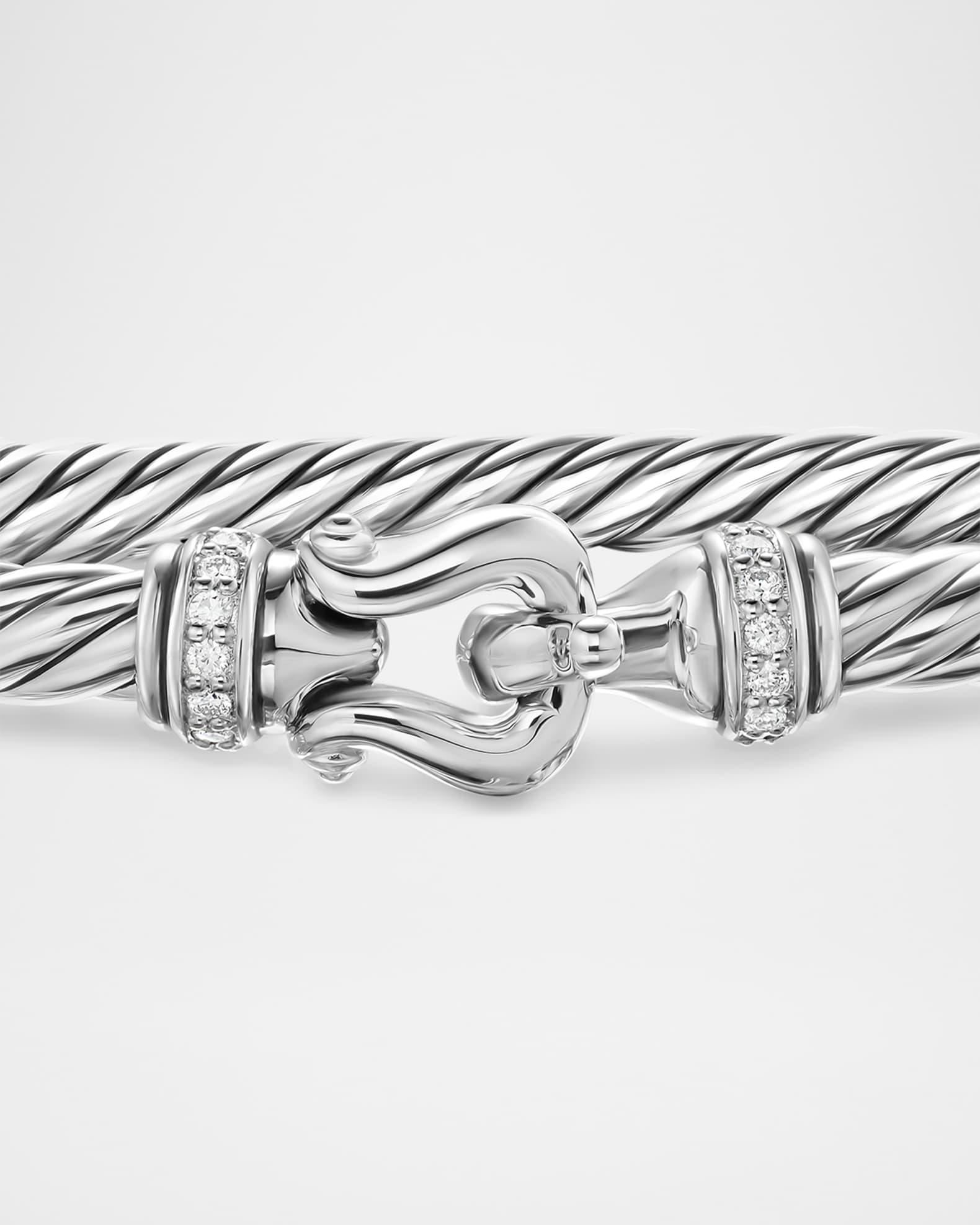 DY Mercer Triple Ring Earrings with Diamonds in 18K Gold, 35mm Product Image