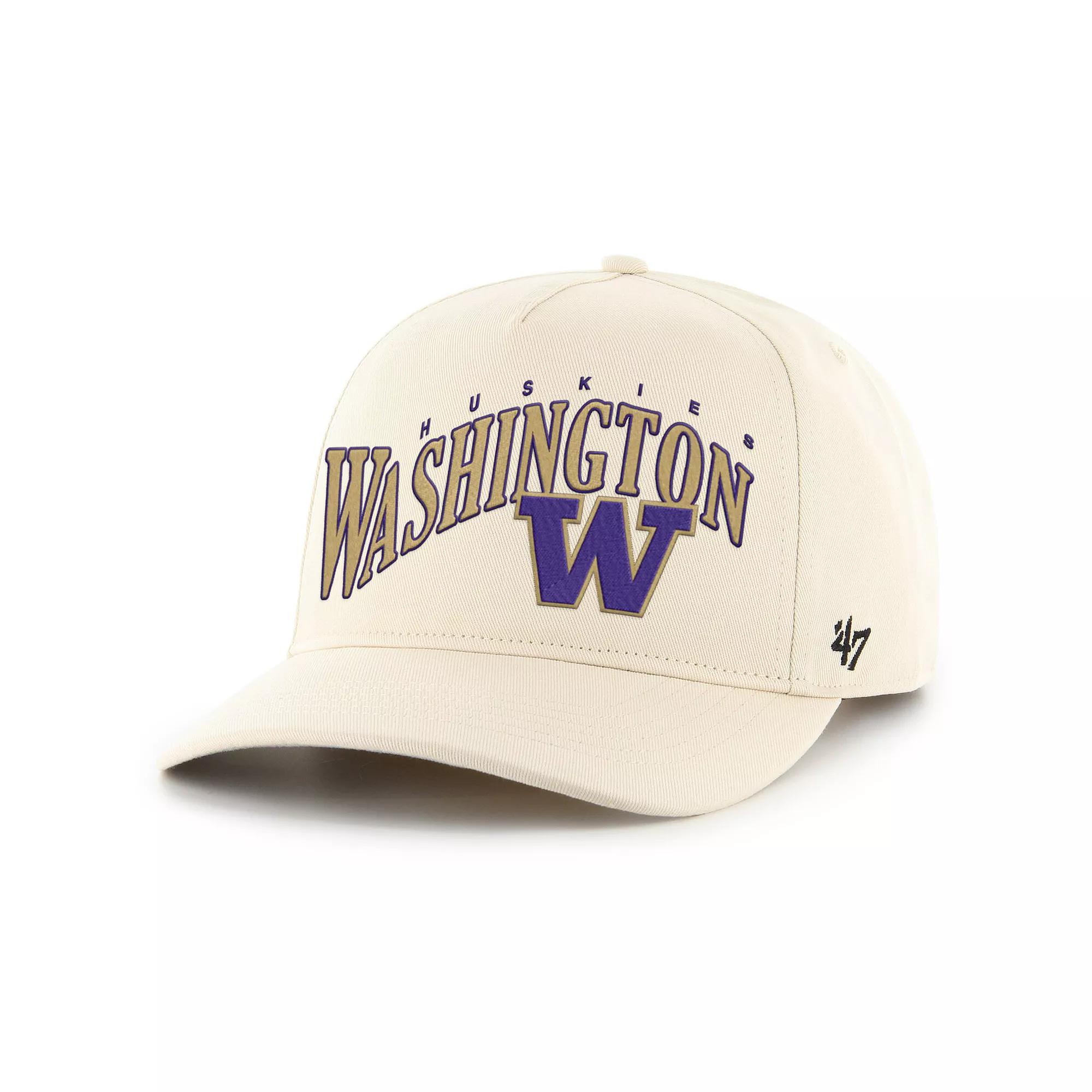 Men's '47  Cream Washington Huskies Classic Hitch Adjustable Hat, Beige Product Image