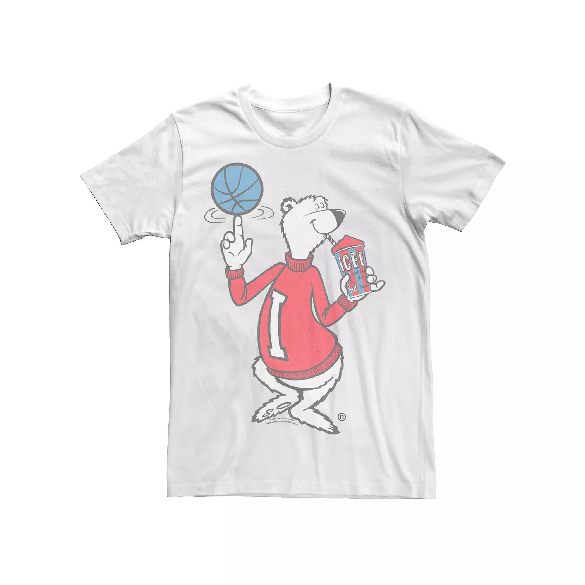 Men's Icee Polar Bear Basketball Portrait Tee,  Product Image