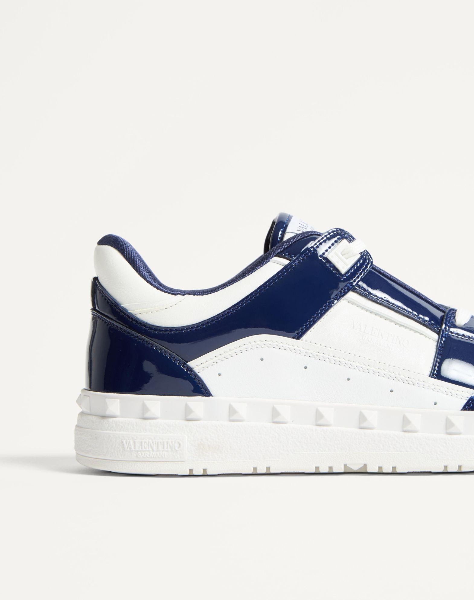 Freedots Low Top Sneaker In Patent Leather Product Image