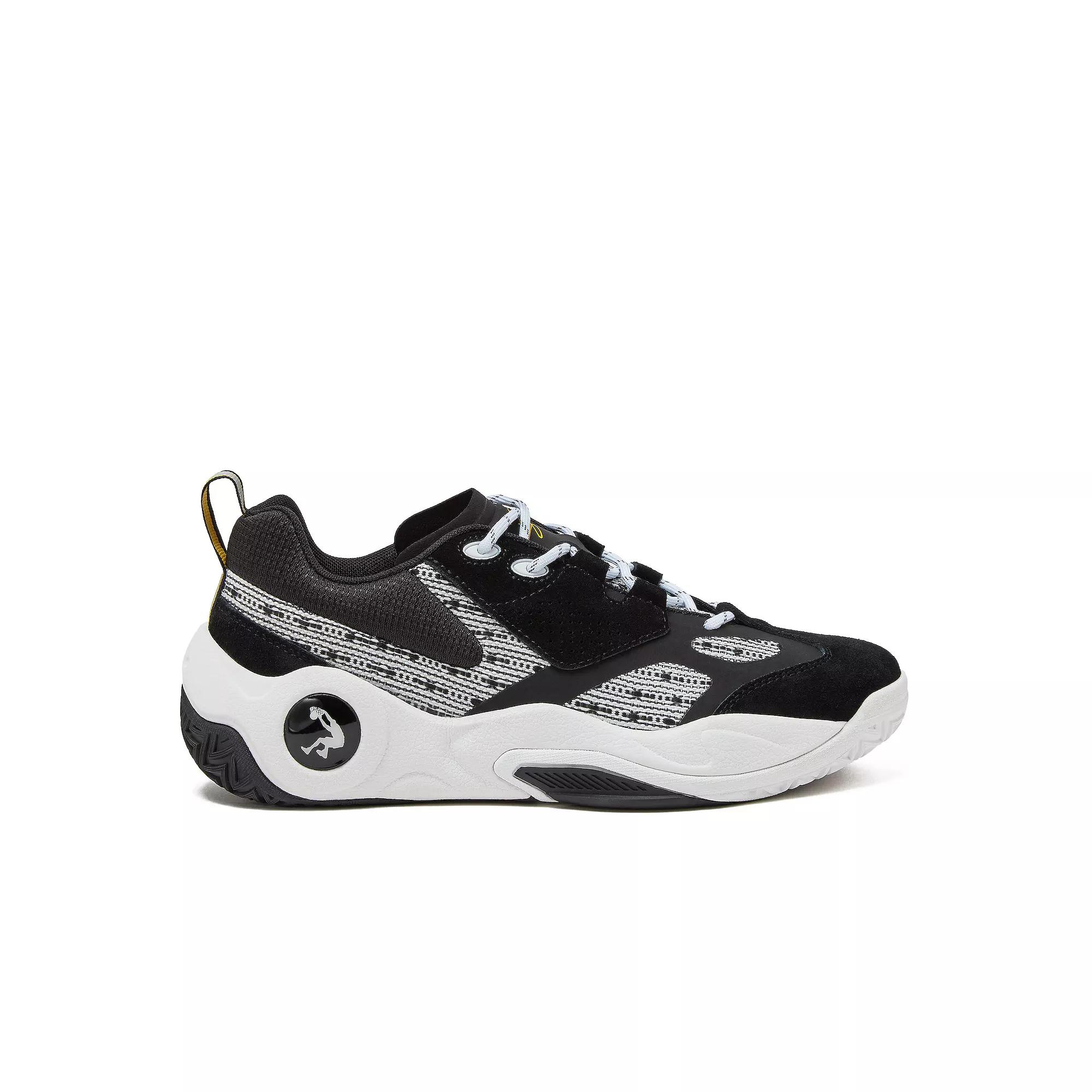 Shaq Raq Low Men's Basketball Shoes, Size: 9, Black White Product Image