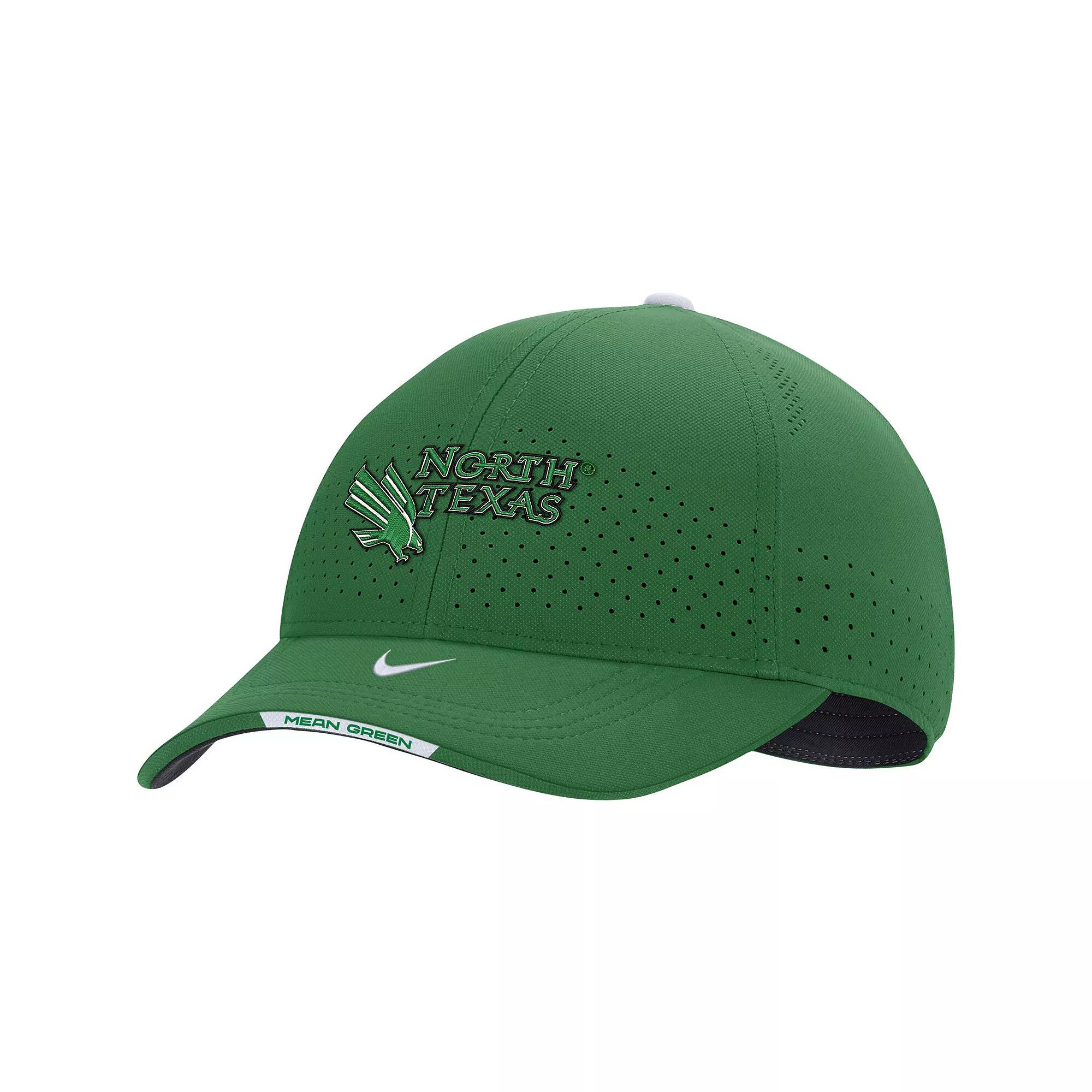 Men's Nike Kelly Green North Texas Mean Green 2022 Sideline Classic99 Swoosh Performance Flex Hat, Nc2 Green Product Image