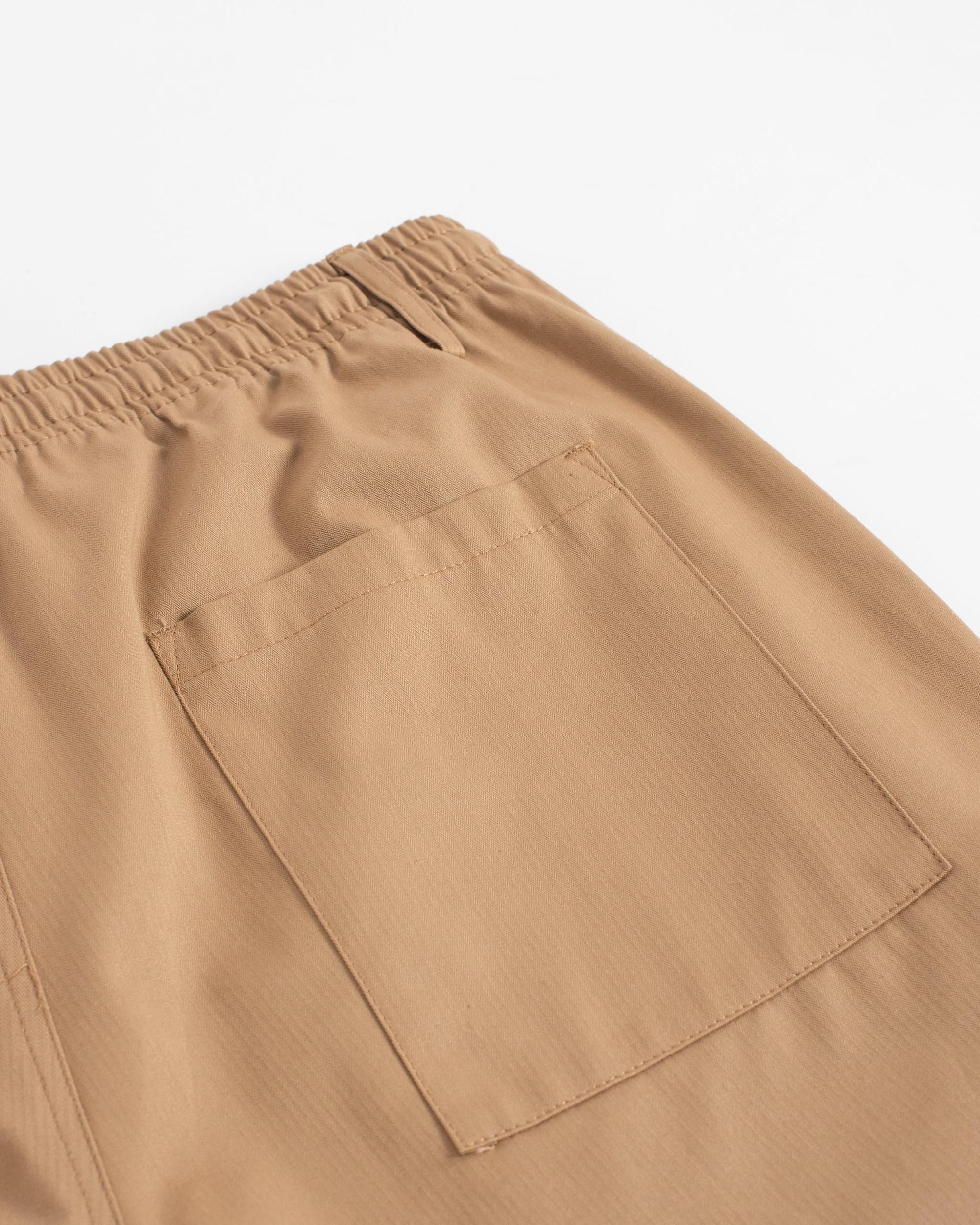 Khaki Herringbone Leisure Pant Product Image