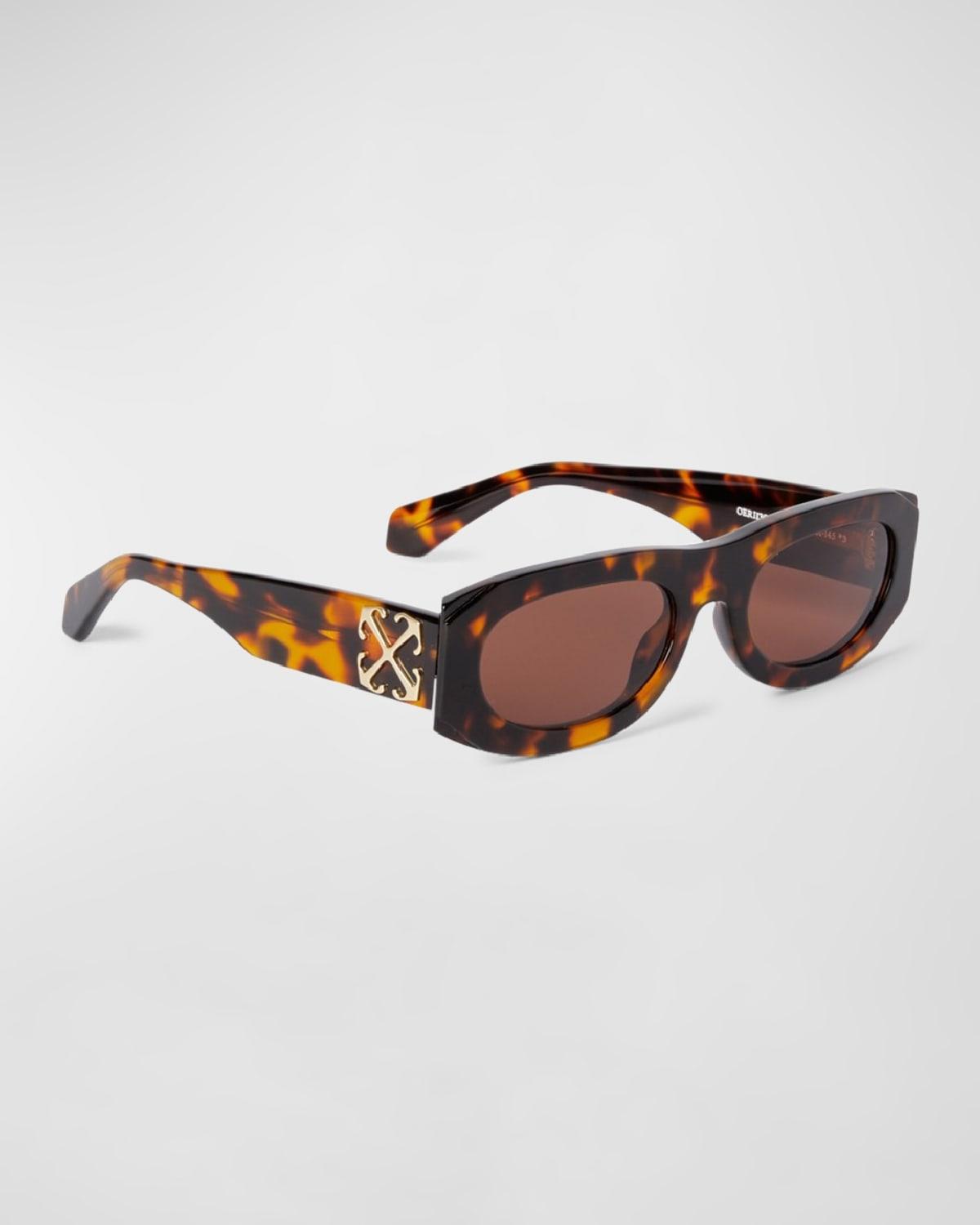 Mens Orlando Acetate Oval Sunglasses Product Image