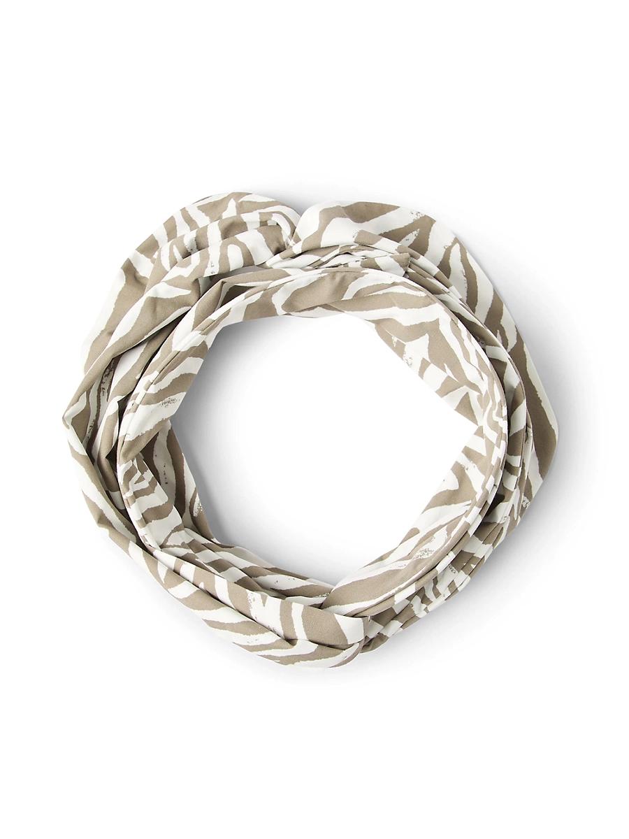 Womens Cotton Ethnic Print Poplin Headband Product Image