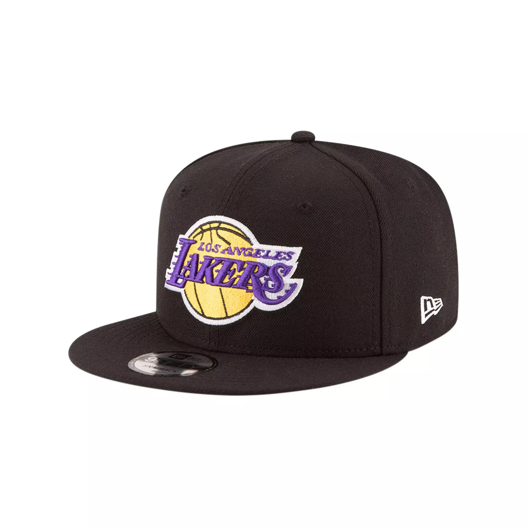 Mens New Era Los Angeles Lakers Official Team Color 9FIFTY Adjustable Snapback Hat Product Image