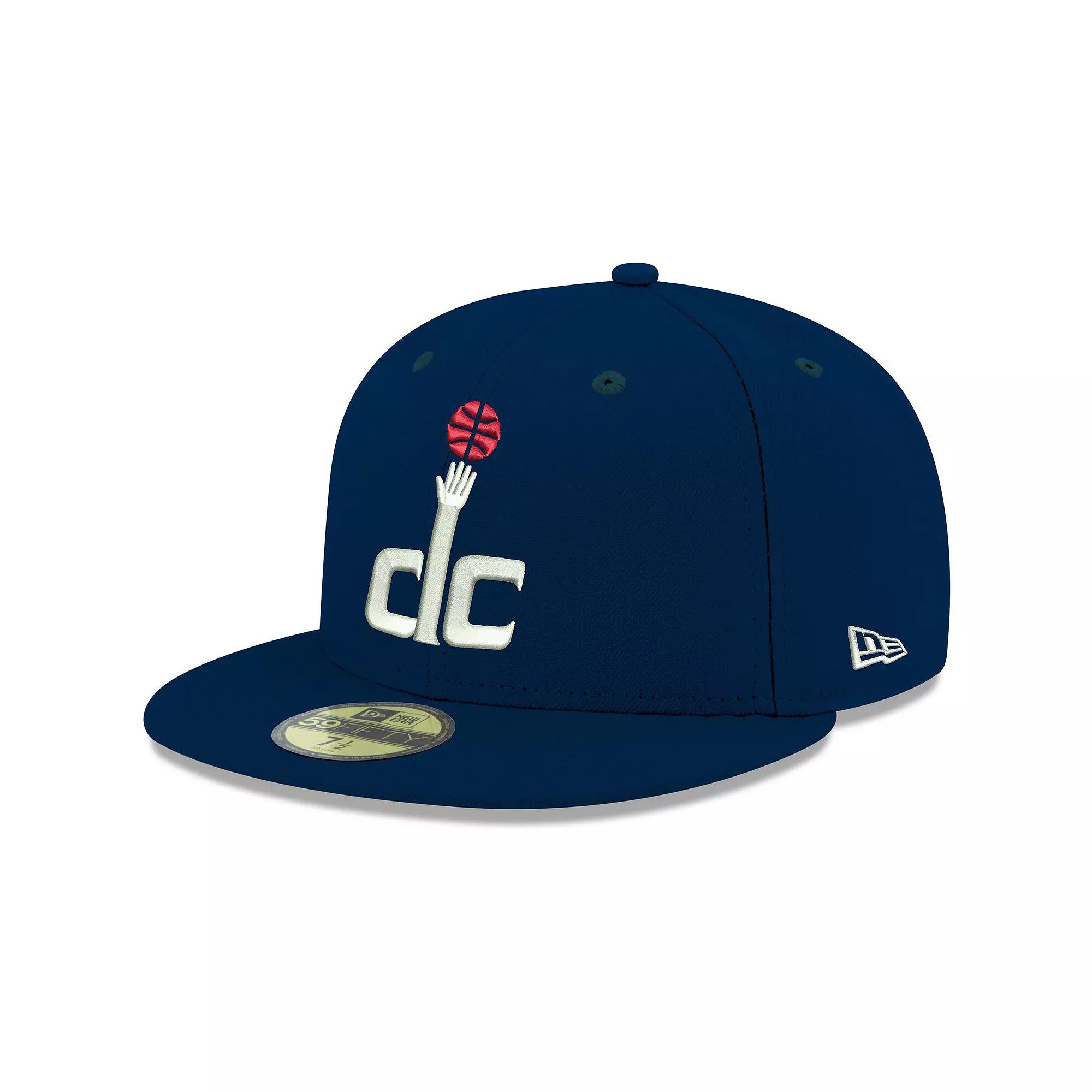 Men's New Era Navy Washington Wizards Official Team Color 59FIFTY Fitted Hat,  Product Image