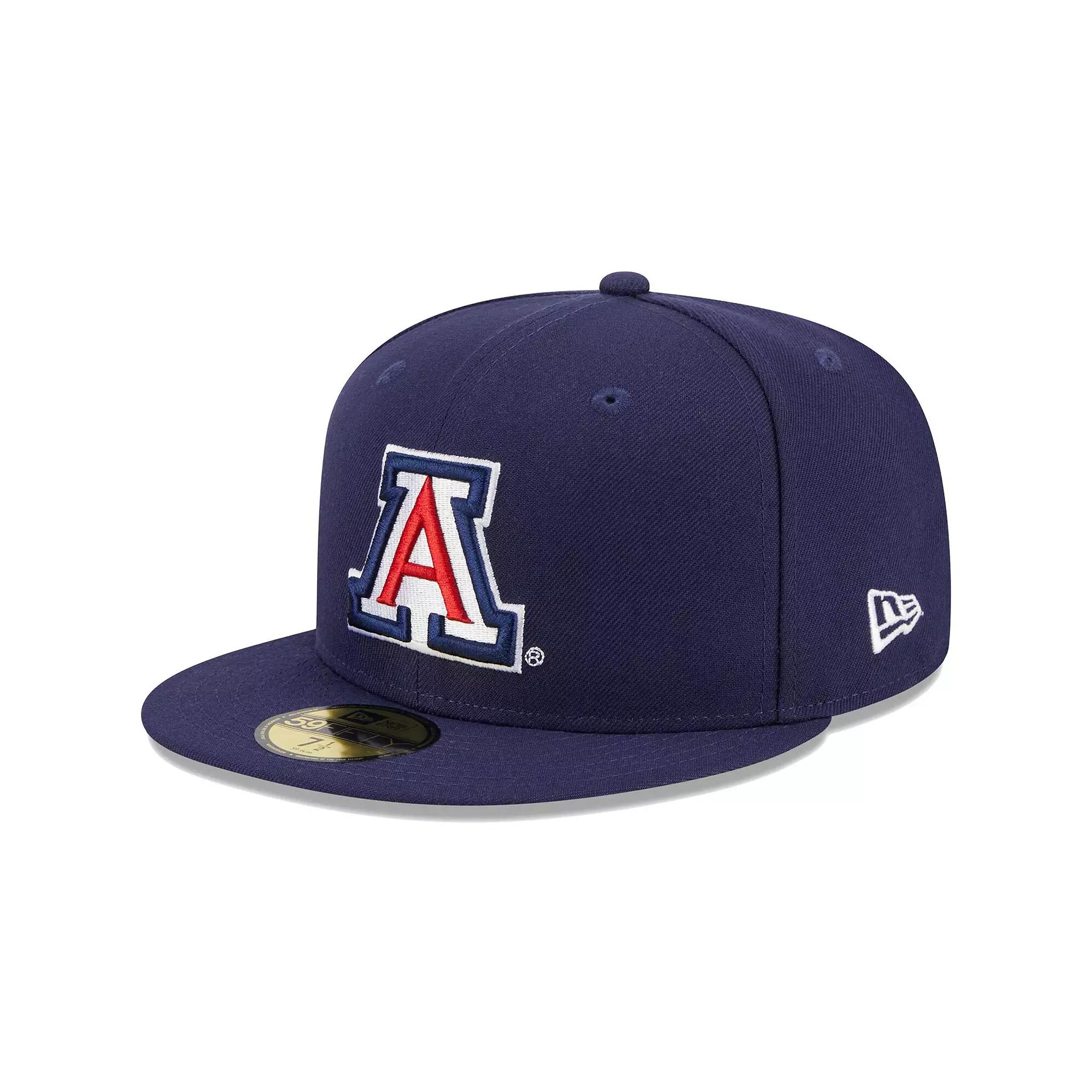 Men's New Era Navy Arizona Wildcats Evergreen 59FIFTY Fitted Hat, Size: 7 1/4, Blue Product Image