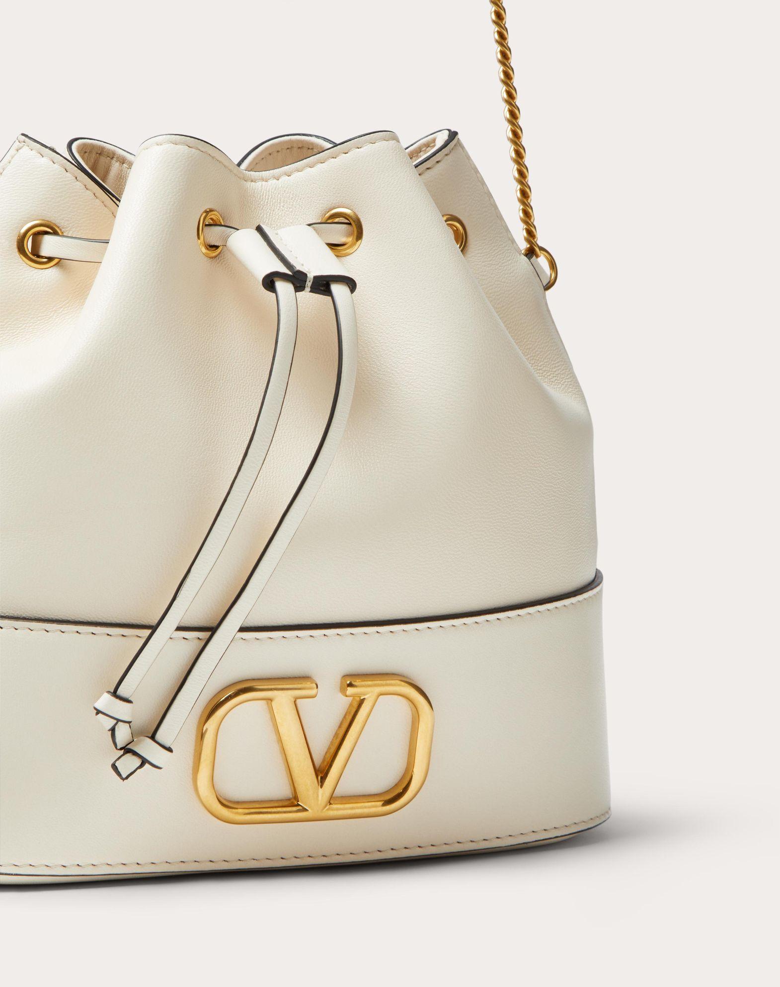 Mini Bucket Bag In Nappa With Vlogo Signature Chain Product Image