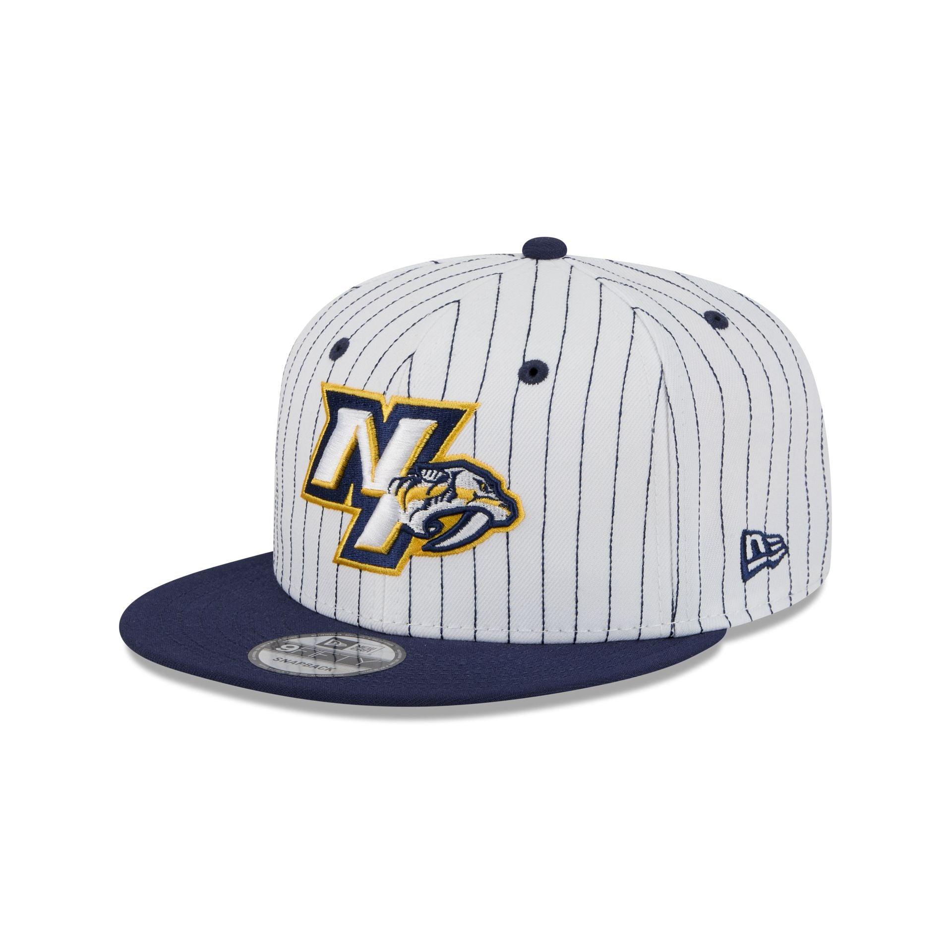 Nashville Predators Deceptor Pinstripe 9FIFTY Snapback Hat Male Product Image