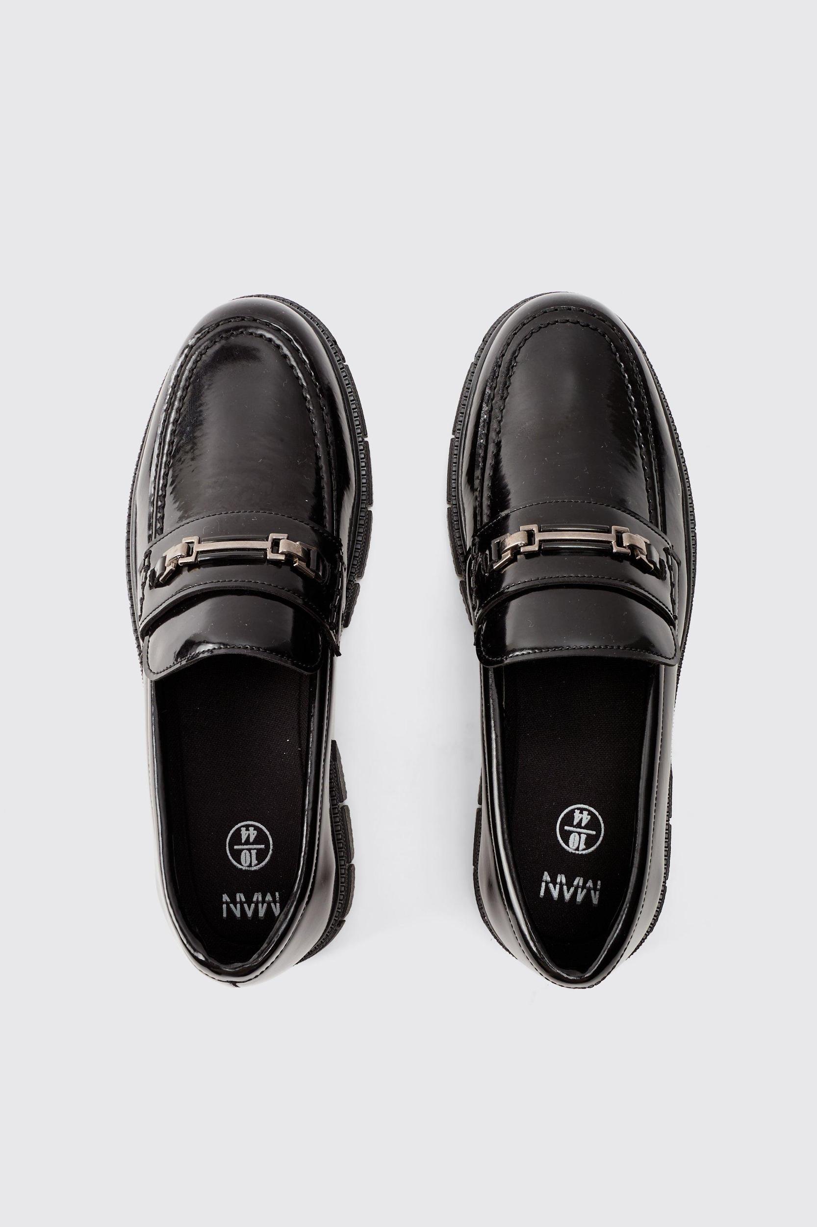 Track Sole Snaffle Loafer | boohooMAN USA Product Image