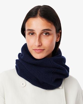 Ribbed Cashmere Infinity Scarf Product Image