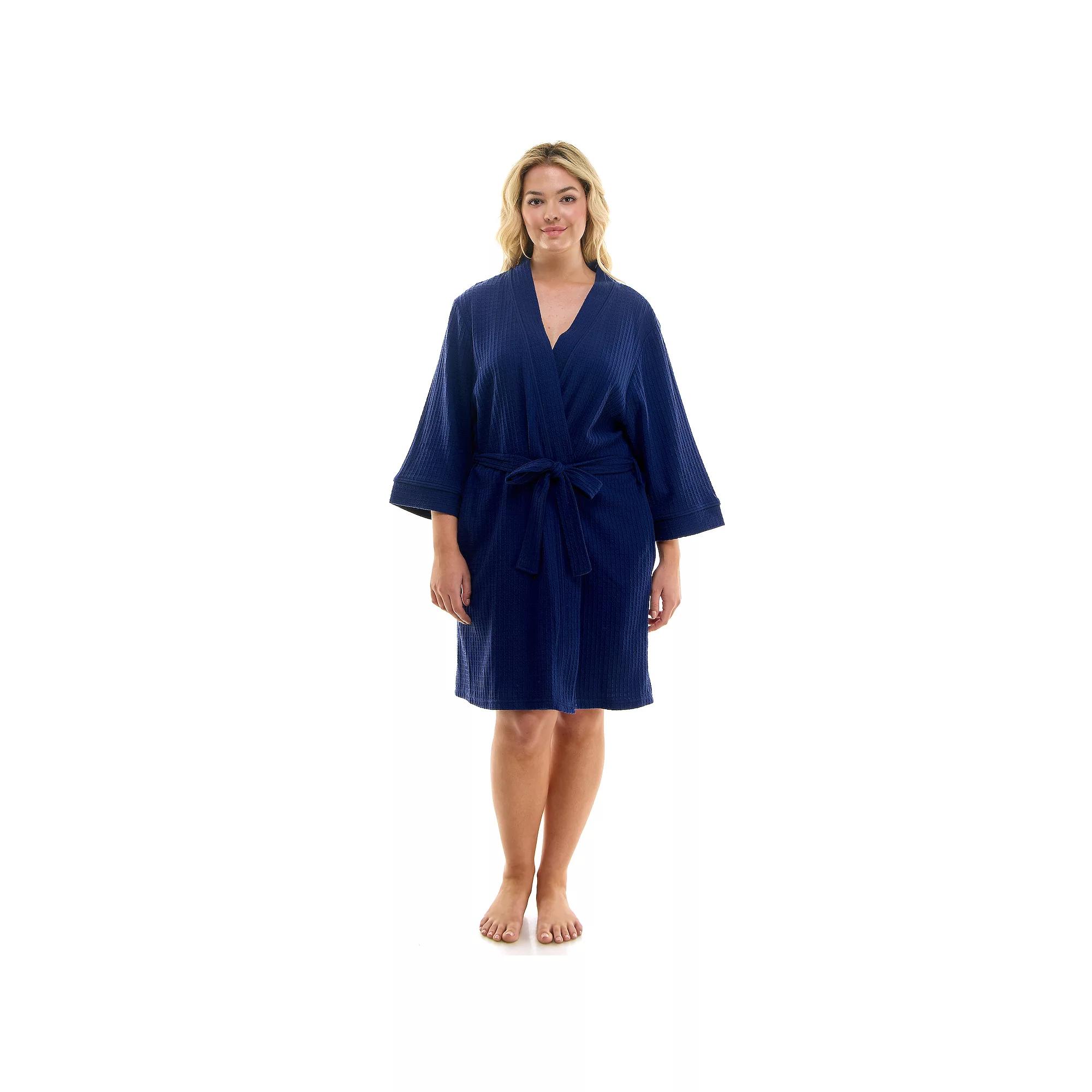 Plus Size Croft & Barrow® Kimono Robe, Women's, Size: 1XL, Austin River Product Image