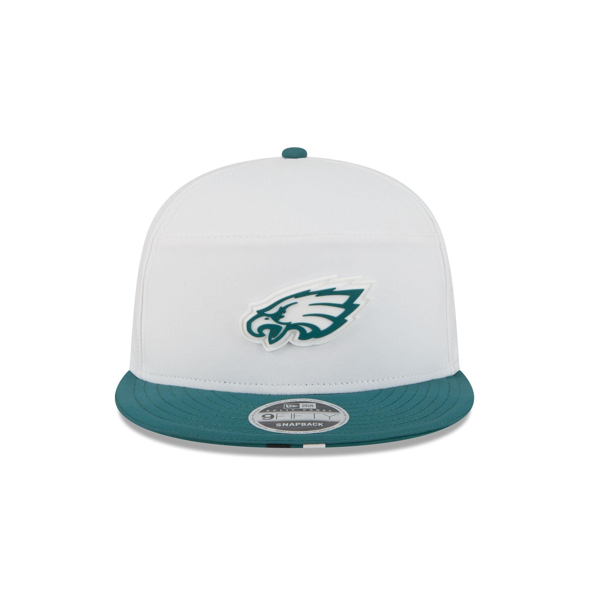 Philadelphia Eagles 2025 Training Split Panel 9FIFTY Snapback Hat Male Product Image