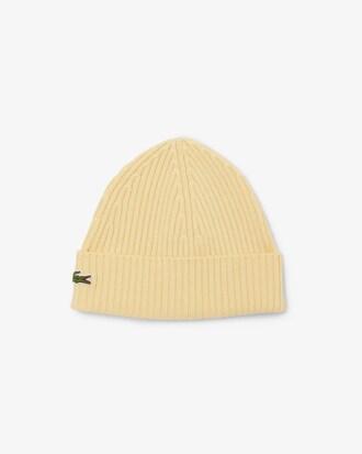 Rib Knit Brushed Wool Beanie Product Image