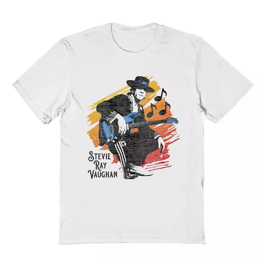 Men's Stevie Ray Vaughn Blue Strat Graphic Tee,  Product Image