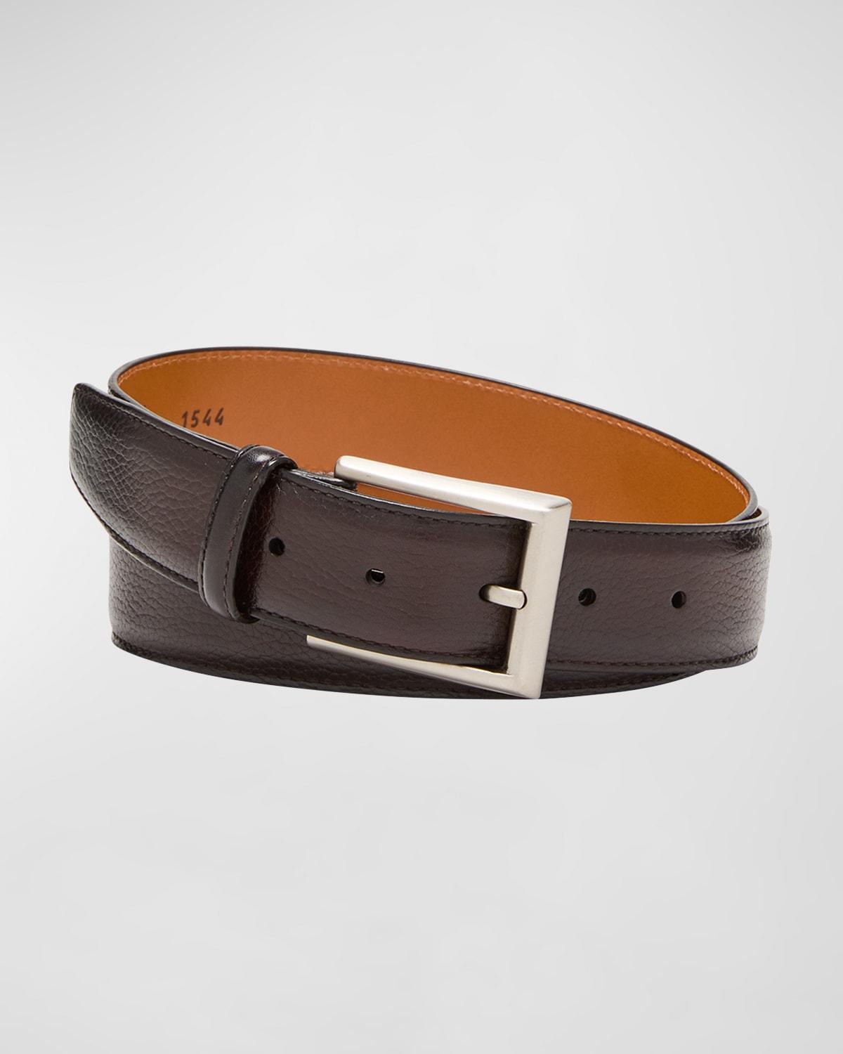 Mens Rocas Pebbled Leather Belt Product Image