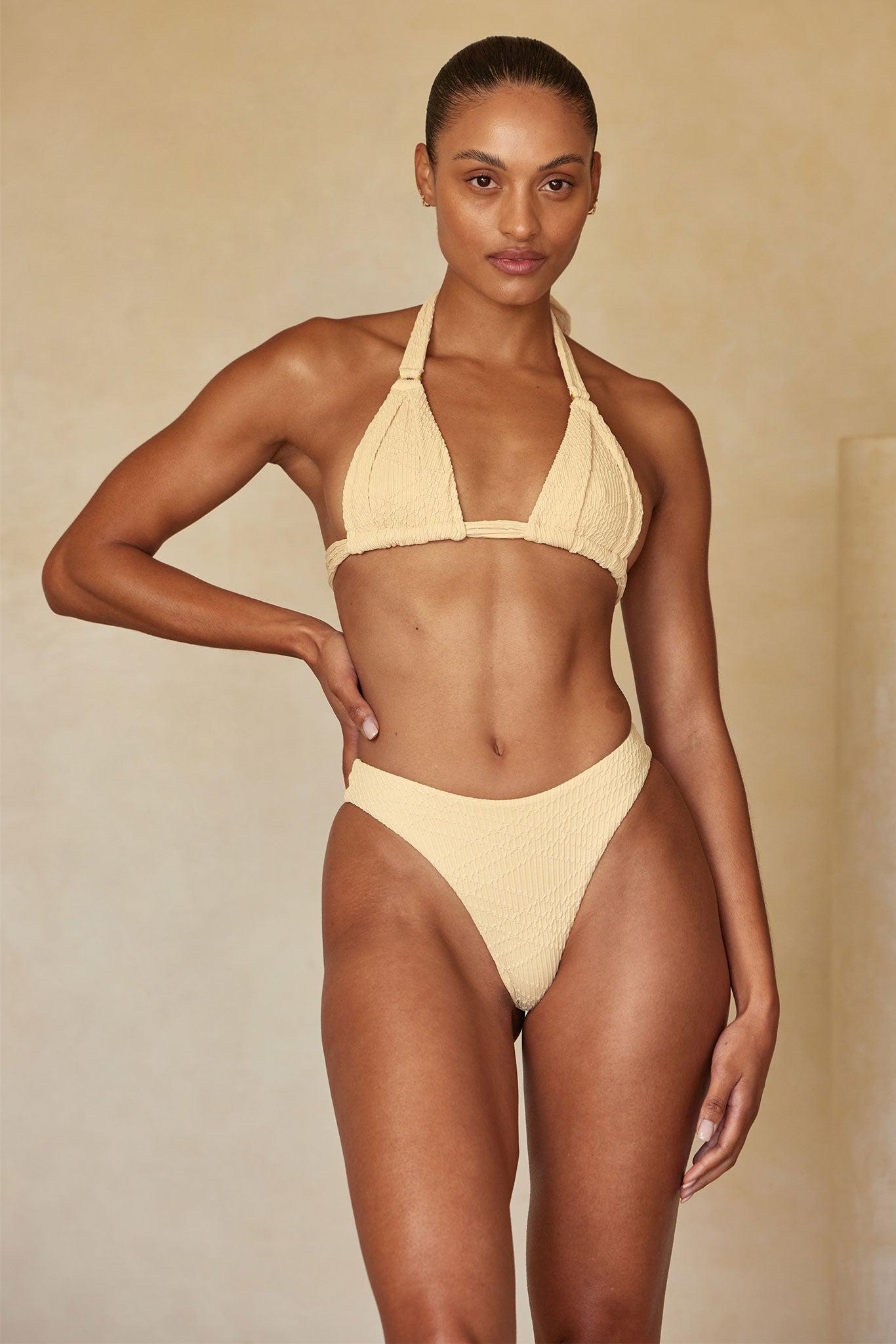 Morocco Top - Raffia Summer Plaid Product Image