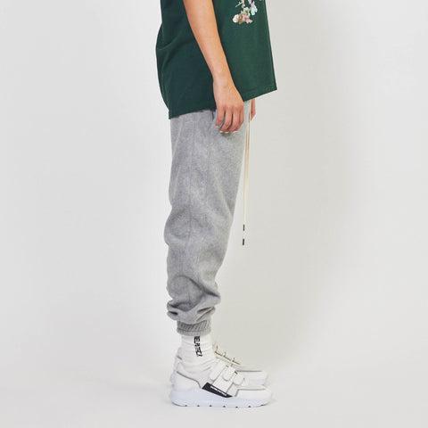 polar fleece roaming sweatpants / grey Product Image