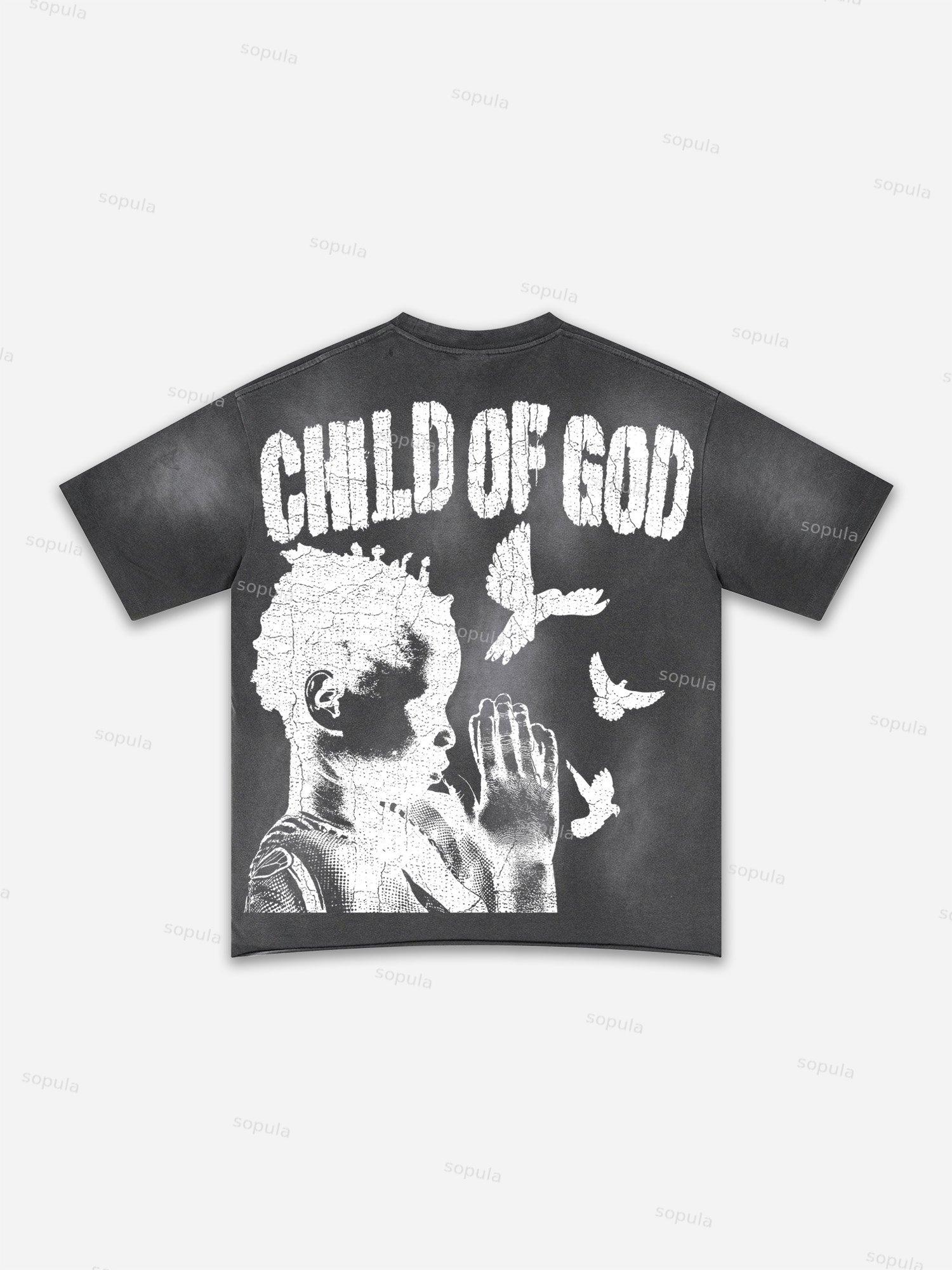 Fly By Choice Graphic Washed T-shirt Product Image