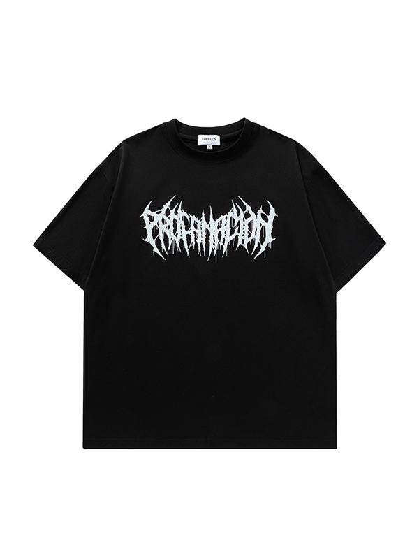 Men's Letters Oversized Short Sleeve Tee Product Image