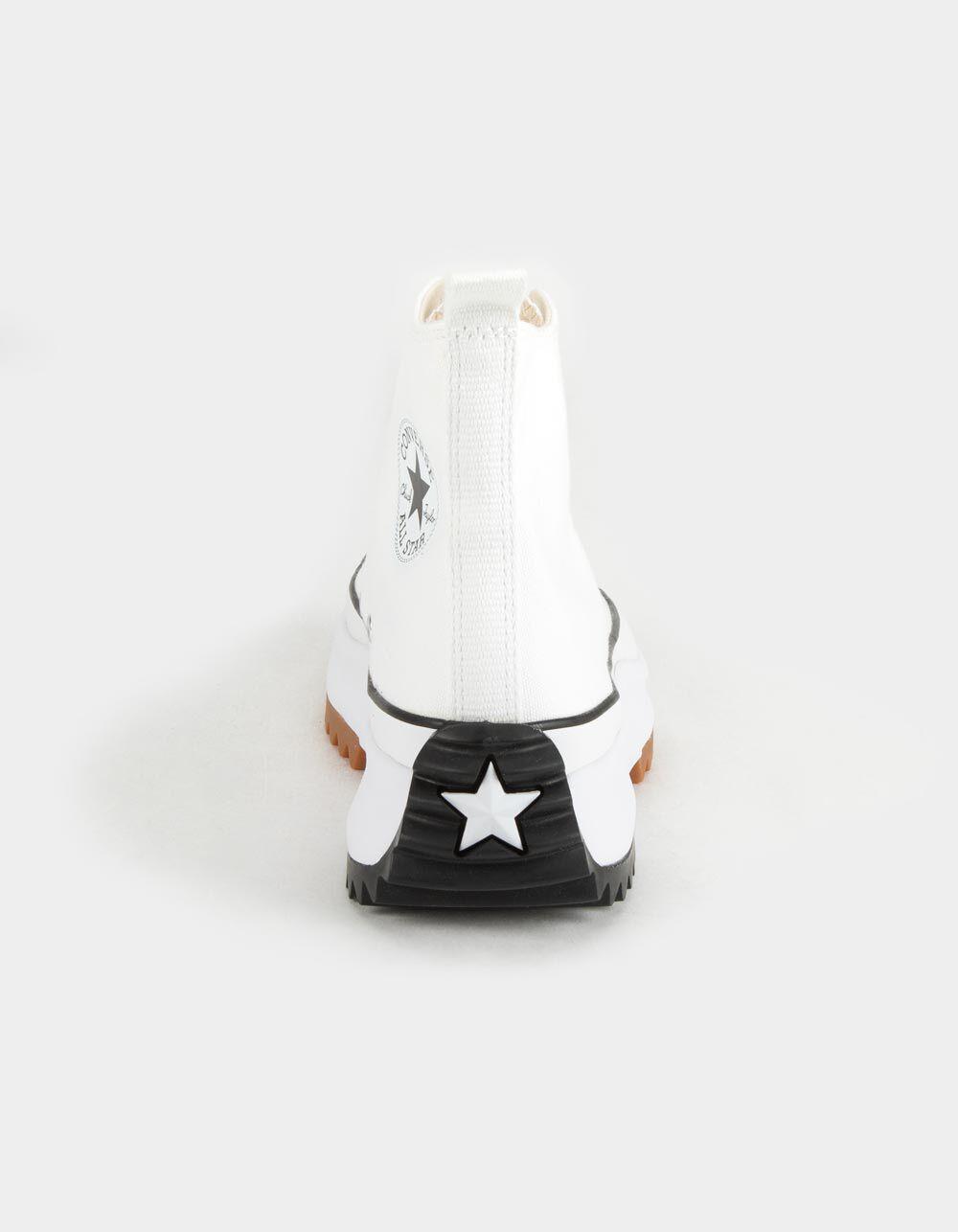 CONVERSE Run Star Hike High Top Platform Shoes - WHITE Product Image
