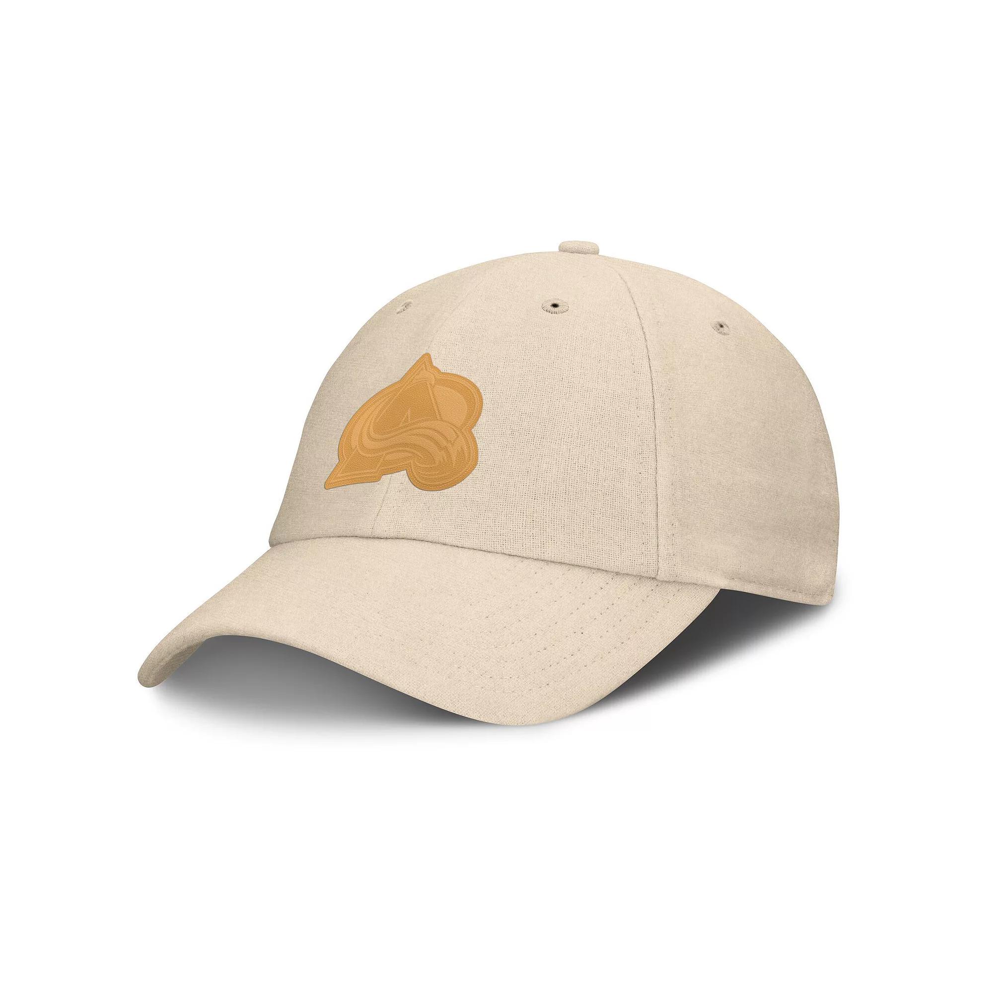 Men's Fanatics Tan Chicago Blackhawks Front Office Canvas Adjustable Hat, Team Product Image