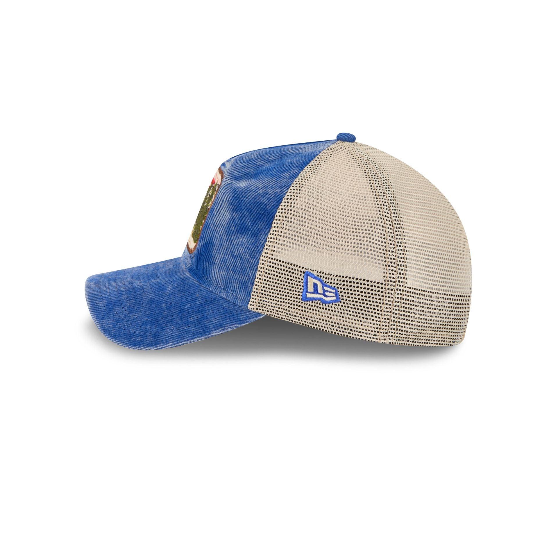 Texas Rangers Vintage Landscape 9TWENTY A-Frame Trucker Hat Male Product Image