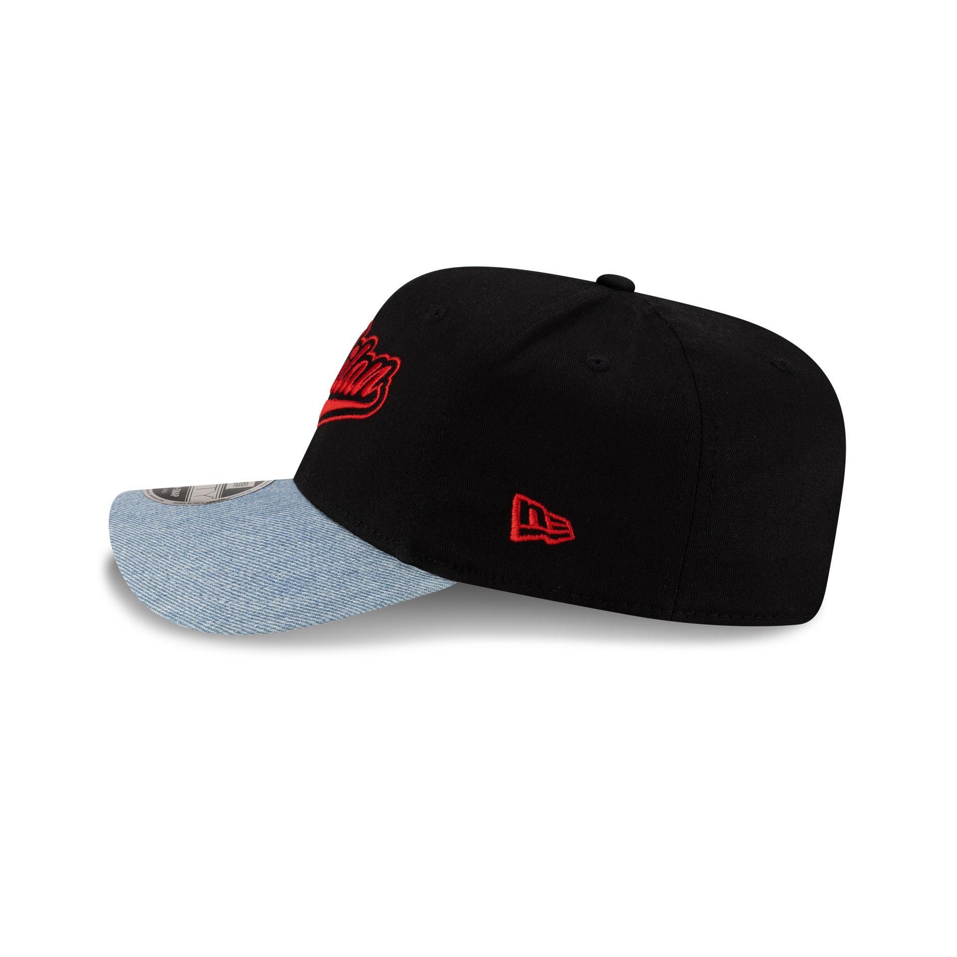 AC Milan Denim Visor 9FIFTY Stretch-Snap Hat Male Product Image