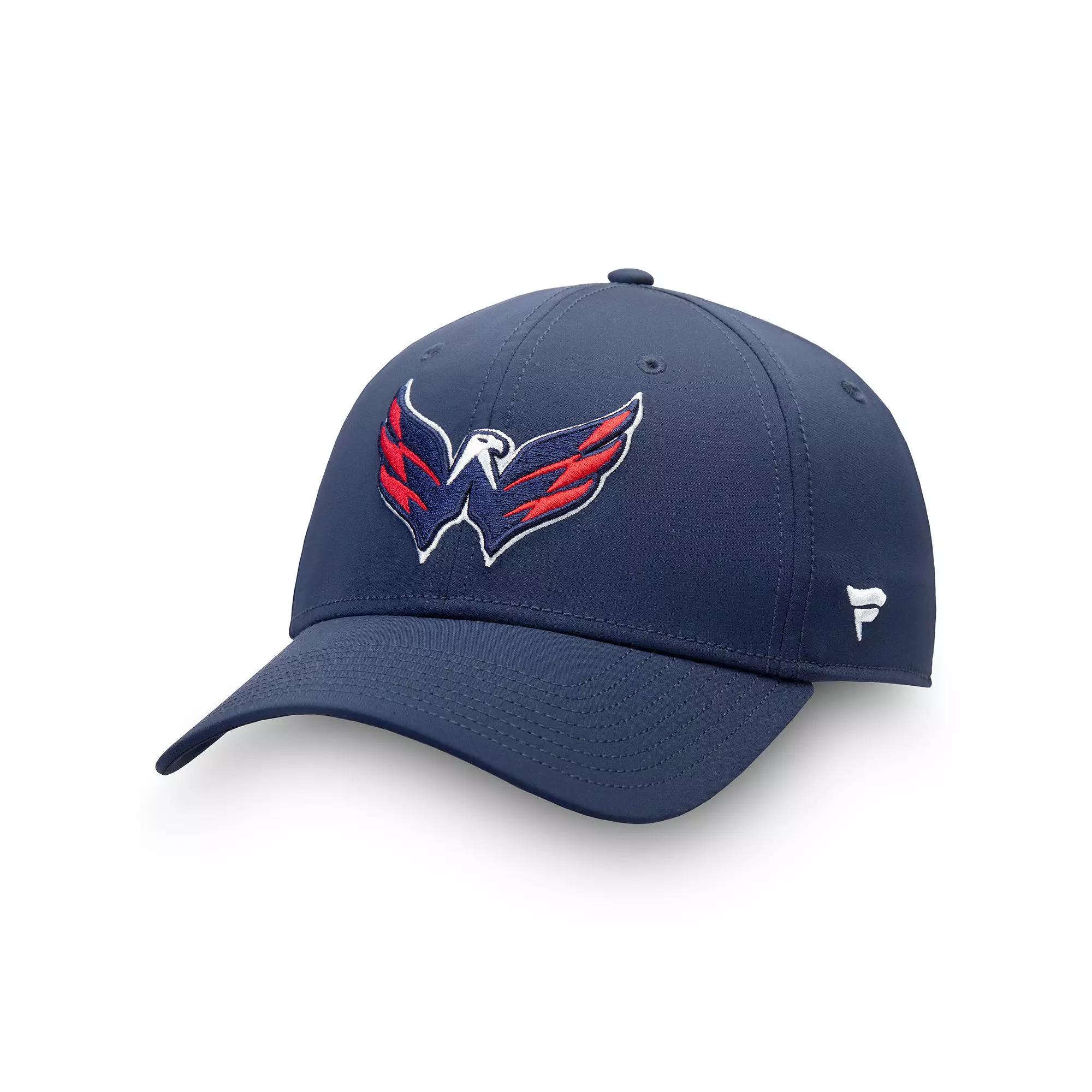Men's Fanatics Branded Navy Washington Capitals Core Elevated Speed Flex Hat,  Product Image
