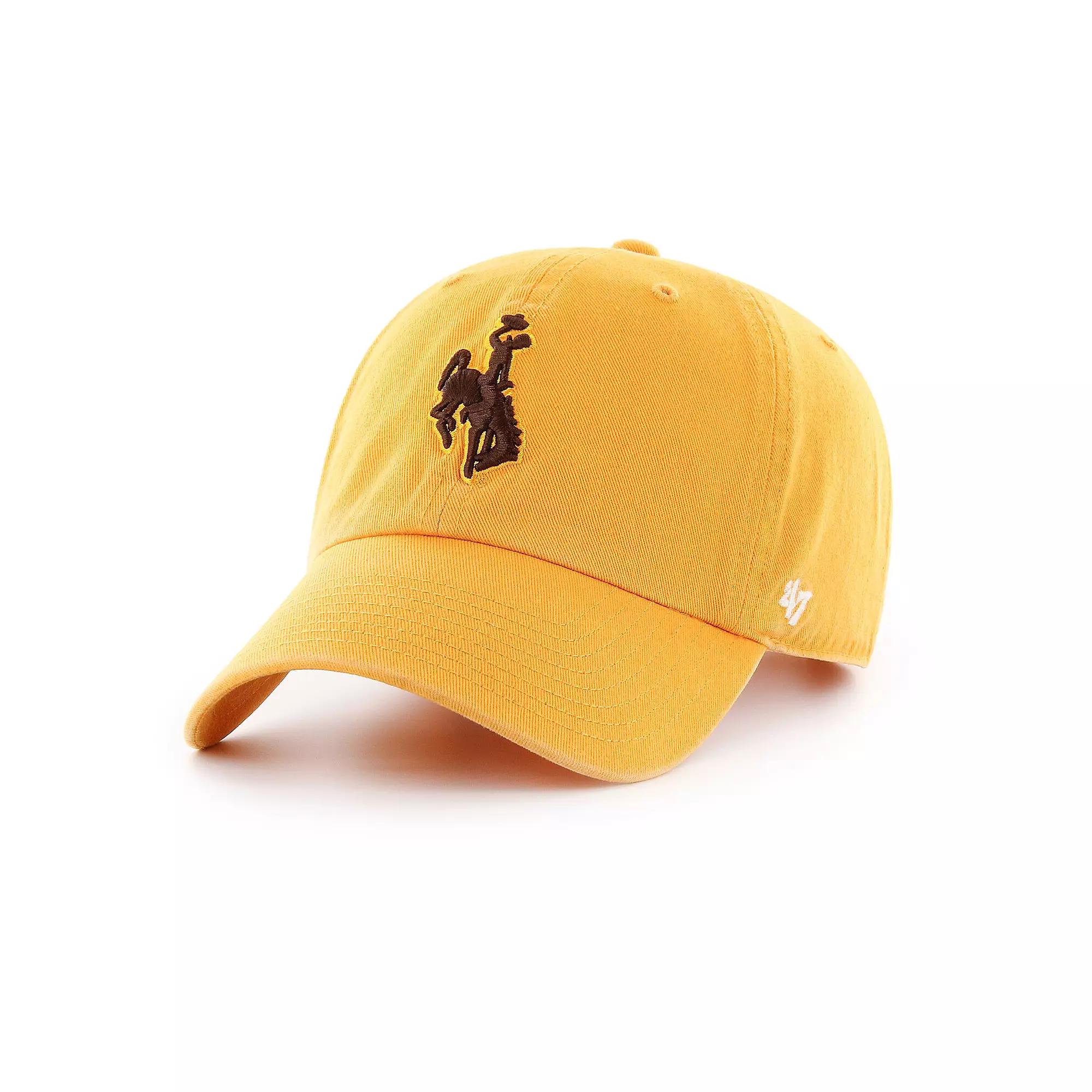 Men's '47 Gold Wyoming Cowboys Clean Up Adjustable Hat, Wyo Gold Product Image
