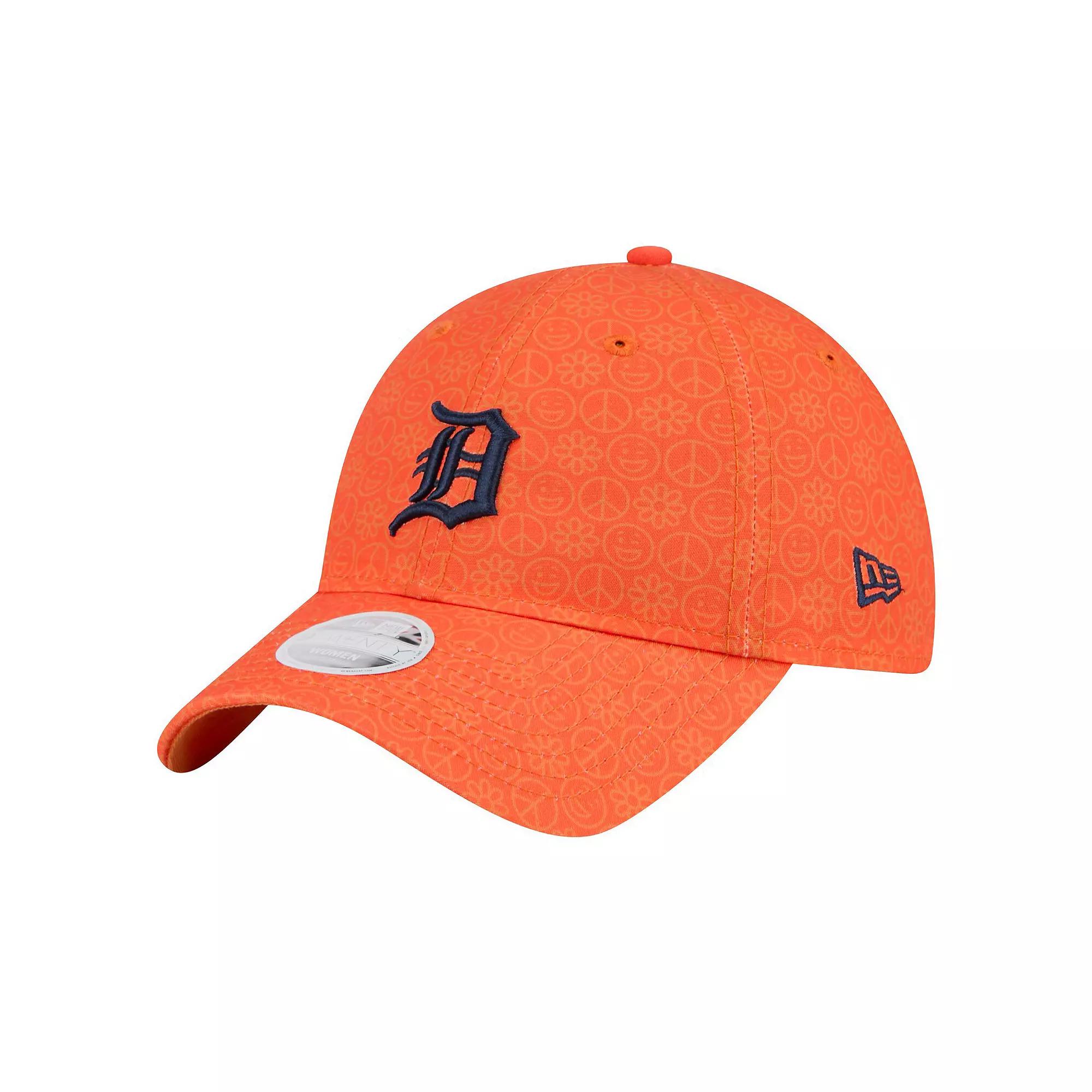 Women's New Era Orange Detroit Tigers Don't Worry 9TWENTY Adjustable Hat Product Image