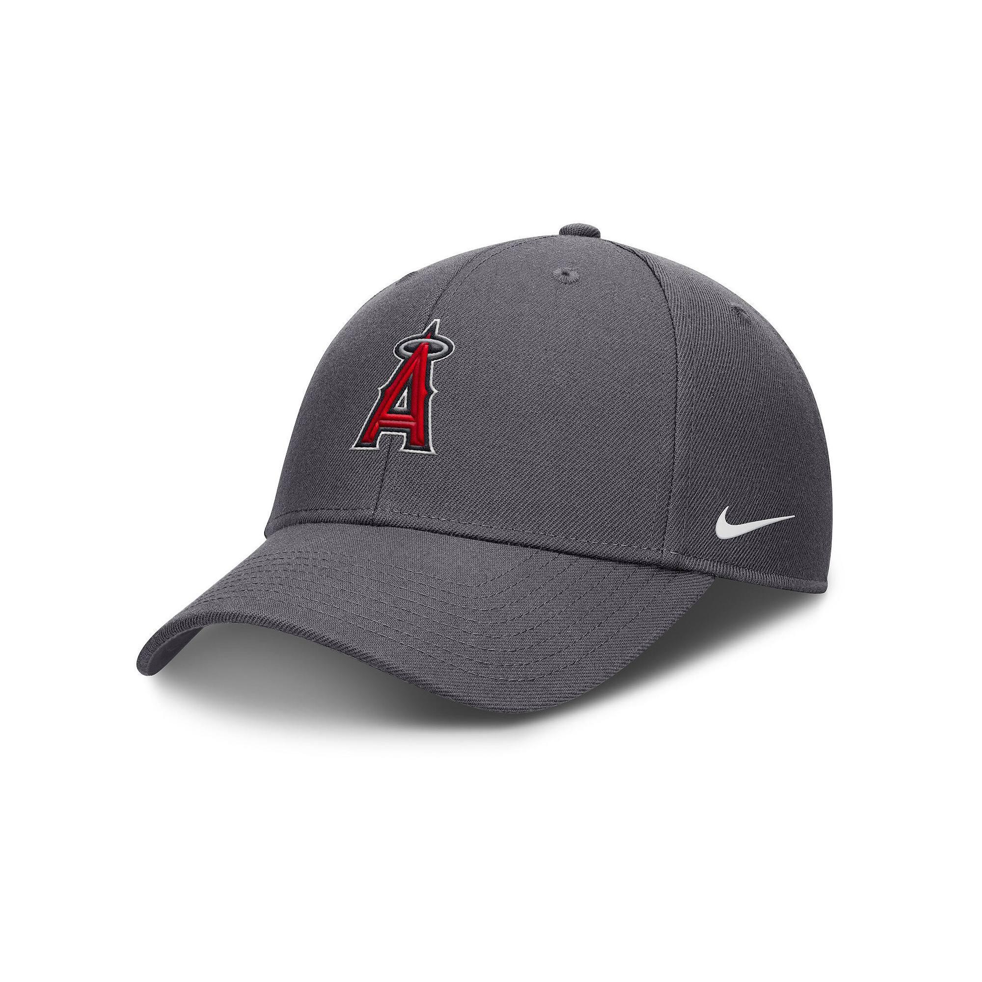 Men's Nike Gray Los Angeles Angels Club Performance Adjustable Hat,  Product Image