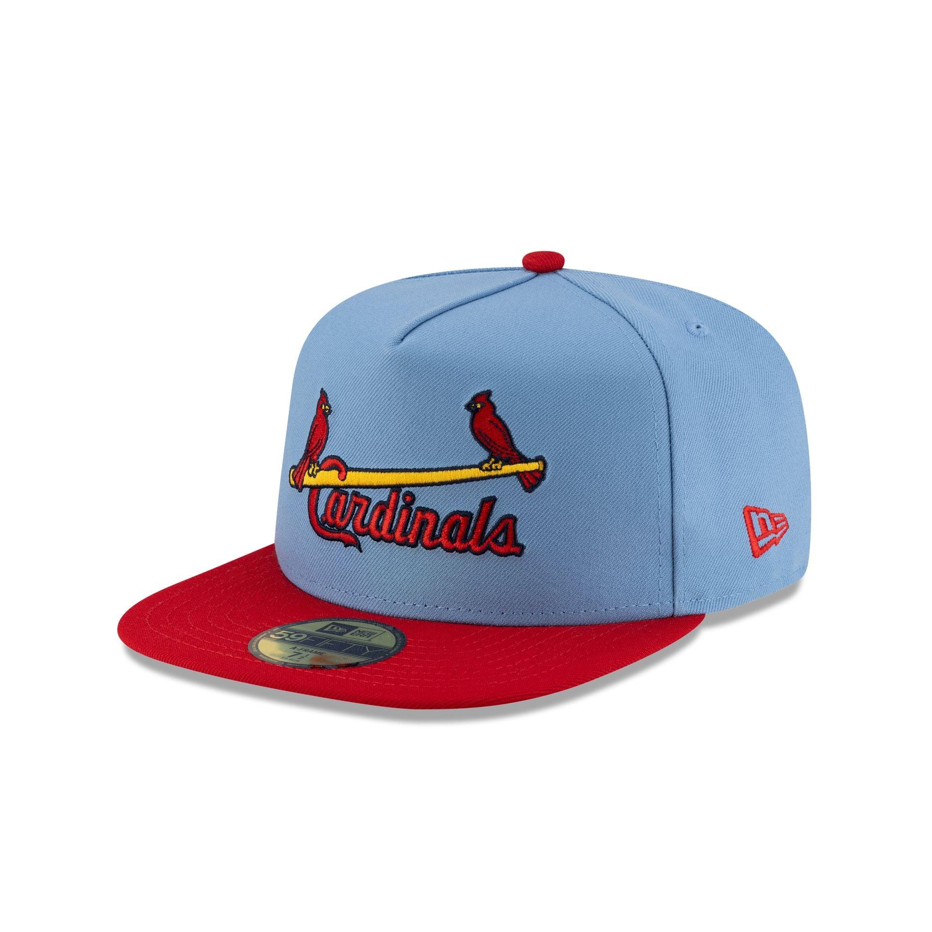Just Caps Sky Blue St. Louis Cardinals 59FIFTY A-Frame Fitted Hat Male Product Image