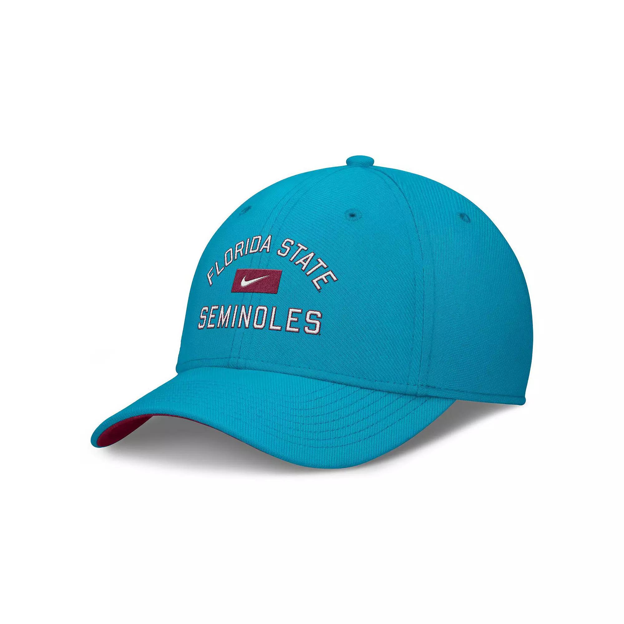 Men's Nike Turquoise Florida State Seminoles Swoosh Flex Hat, Size: Medium/Large, Turquoise A Product Image