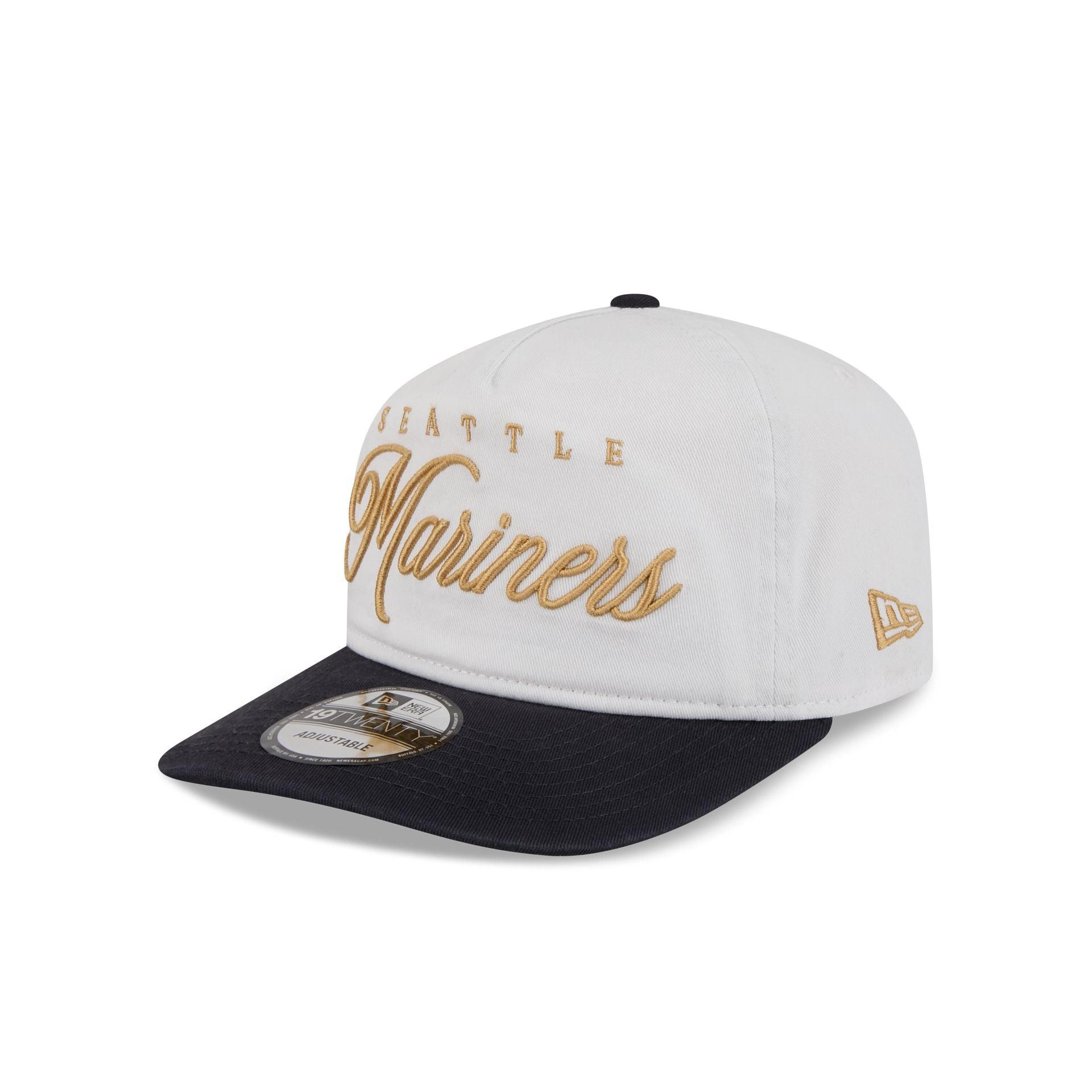 Seattle Mariners Gold Scripted 19TWENTY Adjustable Hat Male Product Image