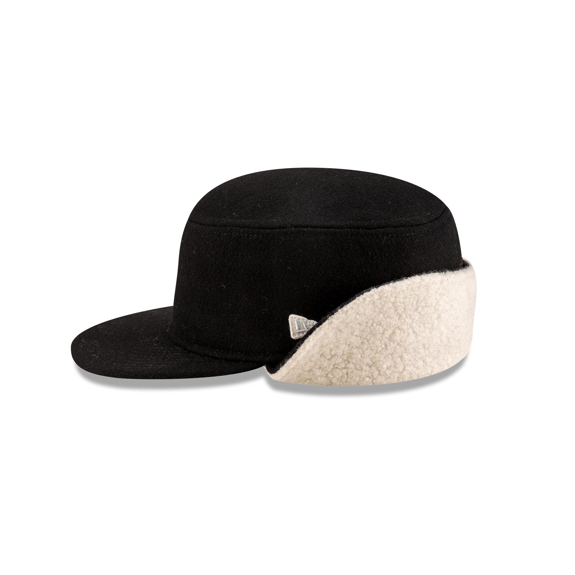 Tempest Dog Ear Black Pillbox Hat Male Product Image