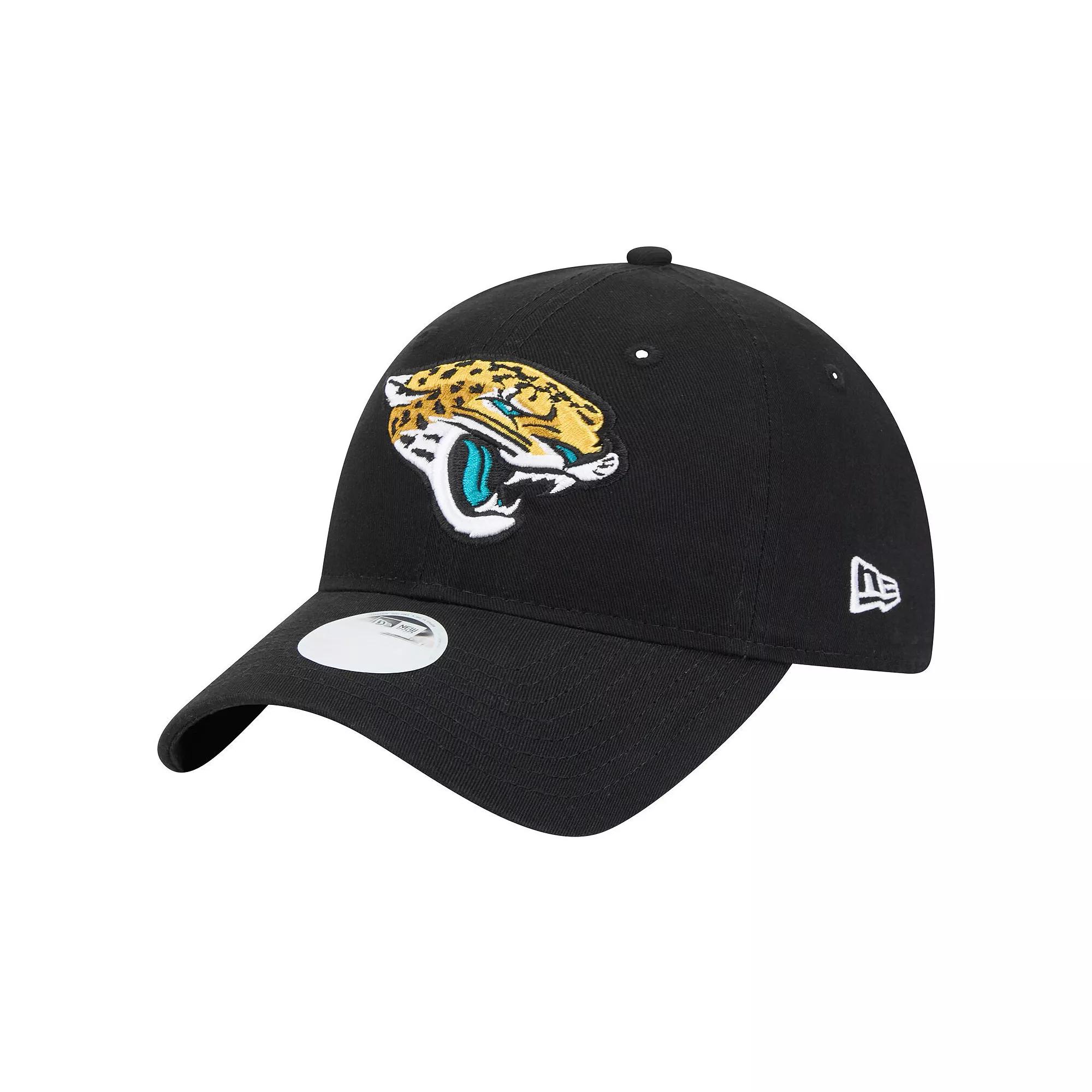Women's New Era Black Jacksonville Jaguars Main Core Classic 2.0 9TWENTY Adjustable Hat Product Image