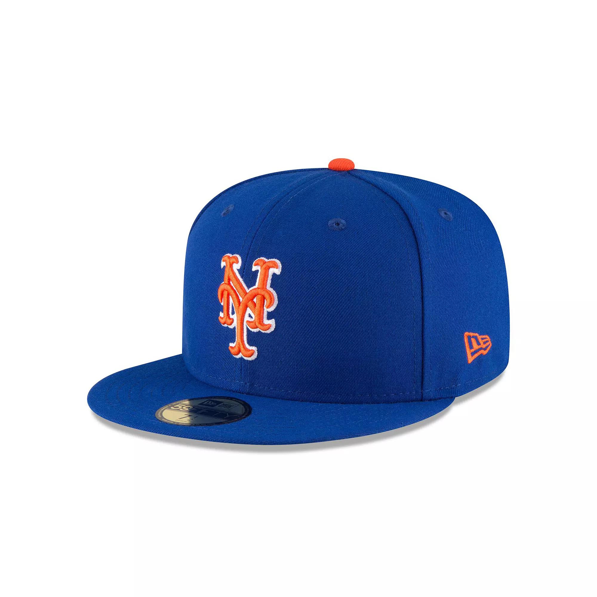 Men's New Era Royal/Orange New York Mets Authentic Collection On Field 59FIFTY Fitted Hat,  Product Image