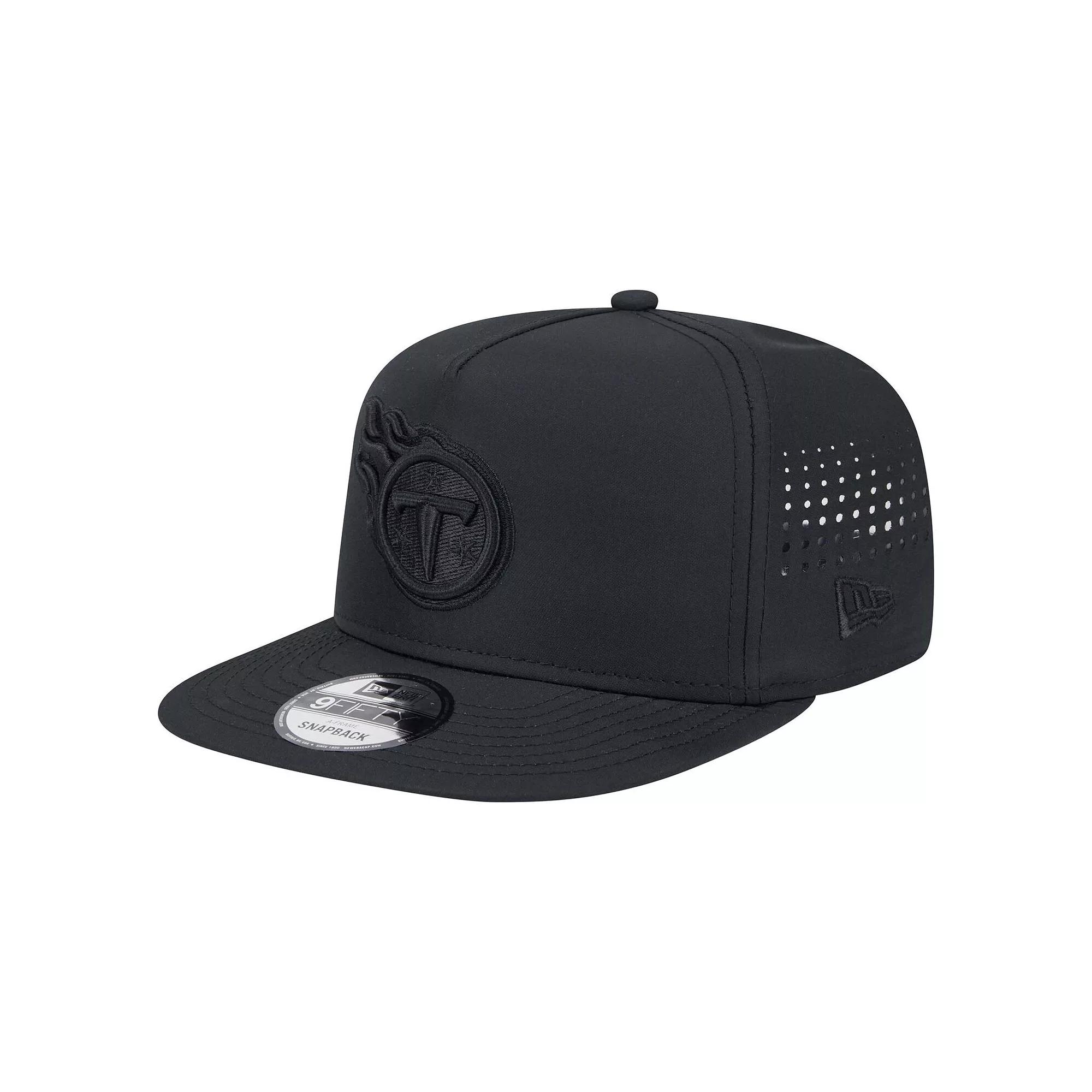 Men's New Era Black Cincinnati Bengals Hydro A-Frame 9FIFTY Snapback Hat Product Image