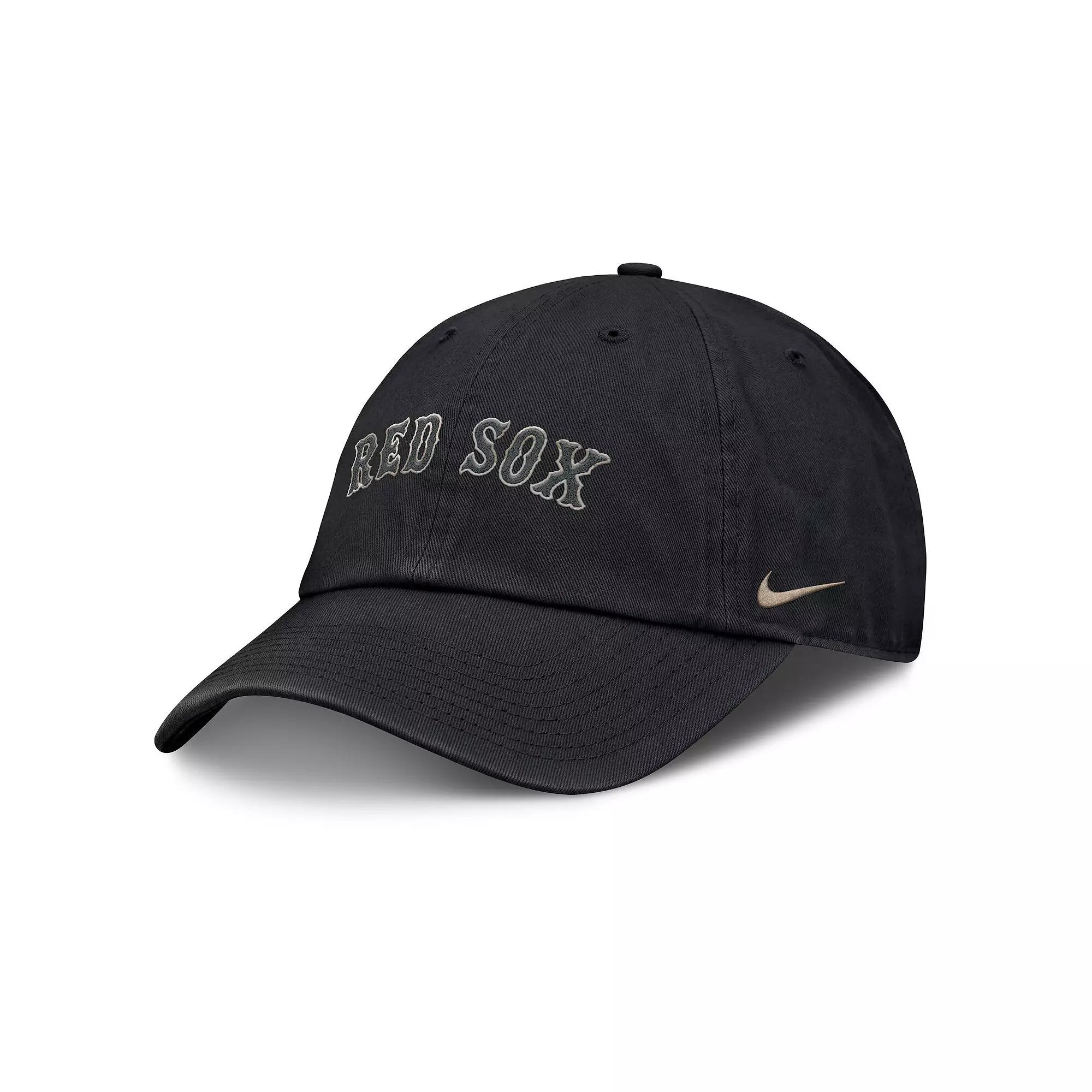 Men's Nike Black Boston Red Sox Camo Pack Club Adjustable Hat,  Product Image