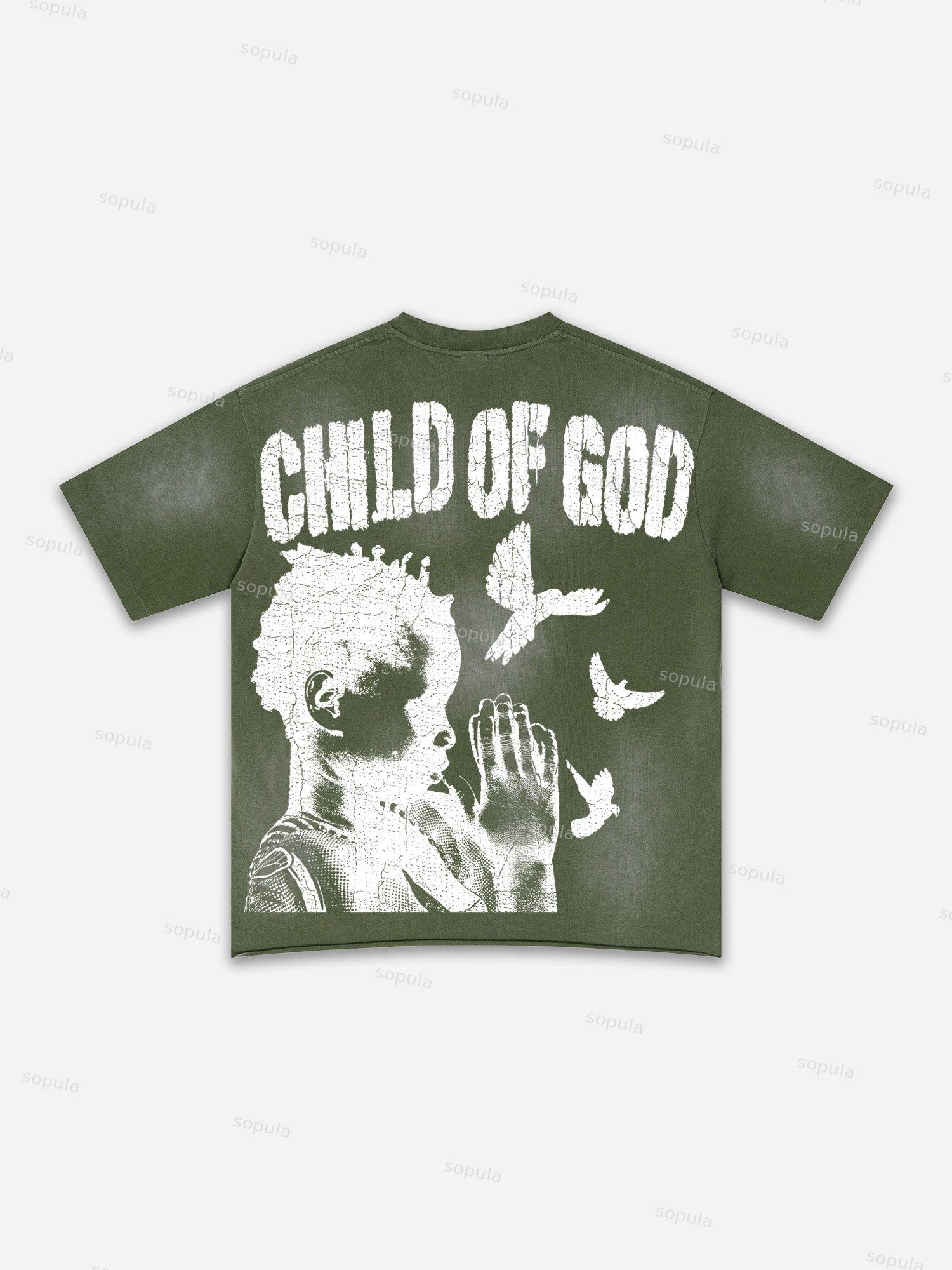 Fly By Choice Graphic Washed T-shirt Product Image