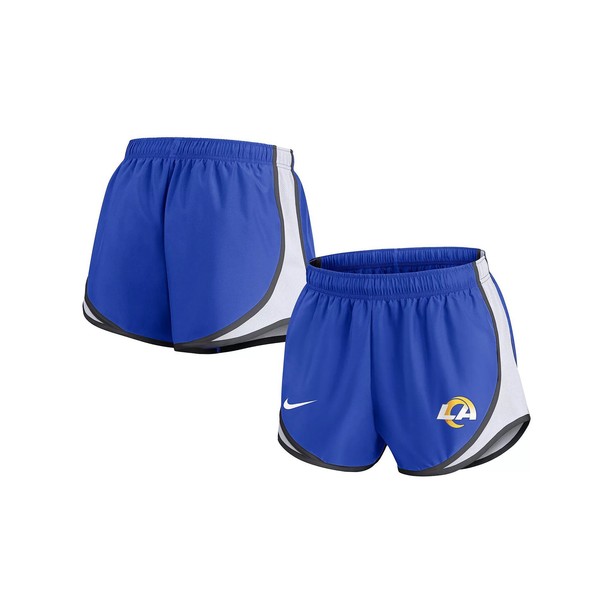 Women's Nike Royal Los Angeles Rams Tempo Shorts, Size: 2XL, Blue Product Image