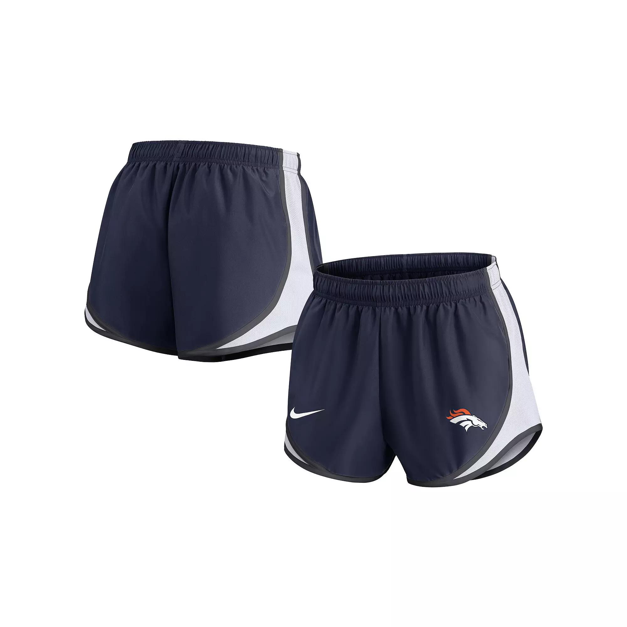 Women's Nike Navy Denver Broncos Tempo Shorts,  Product Image