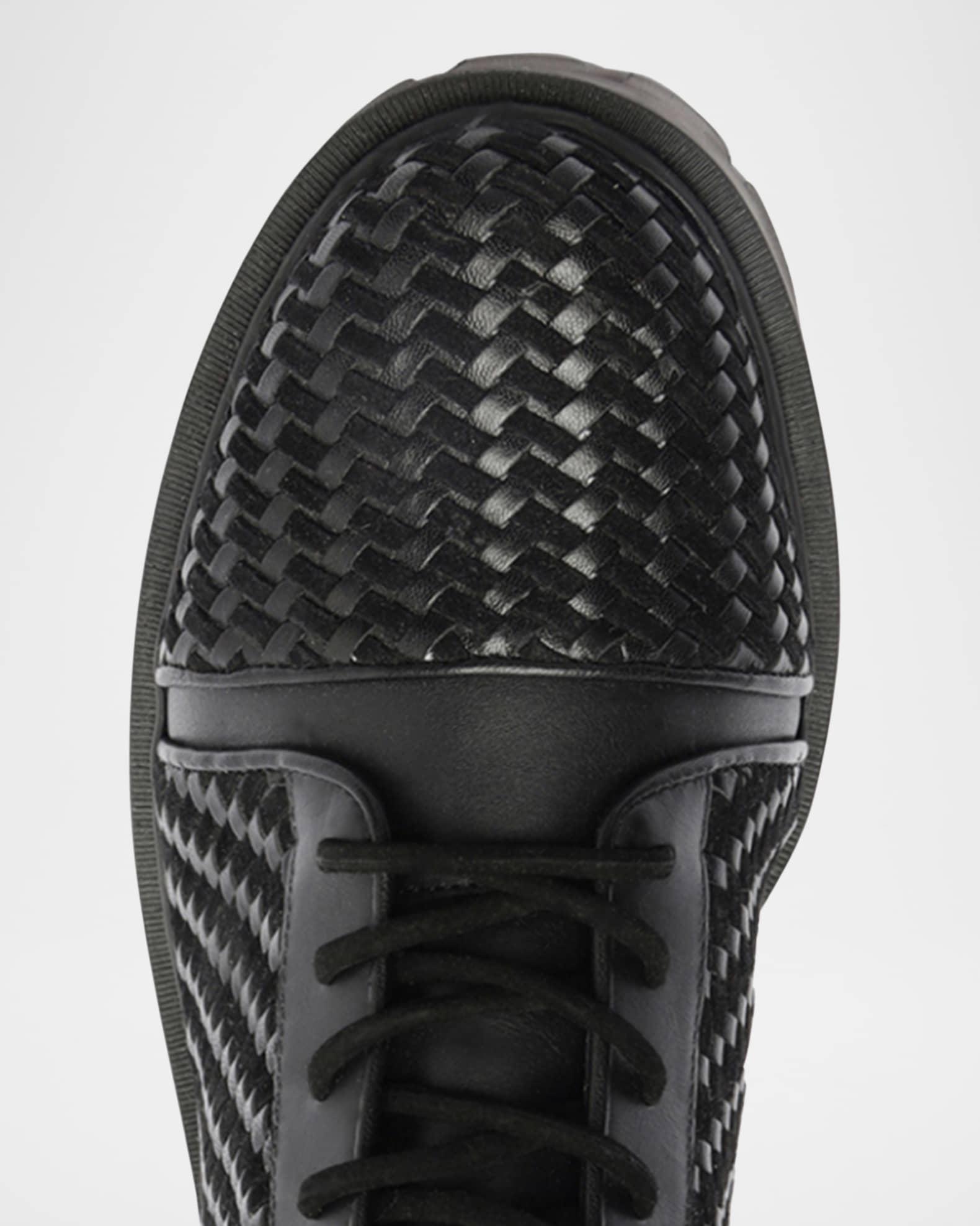 Tresse Leather Combat Boots Product Image