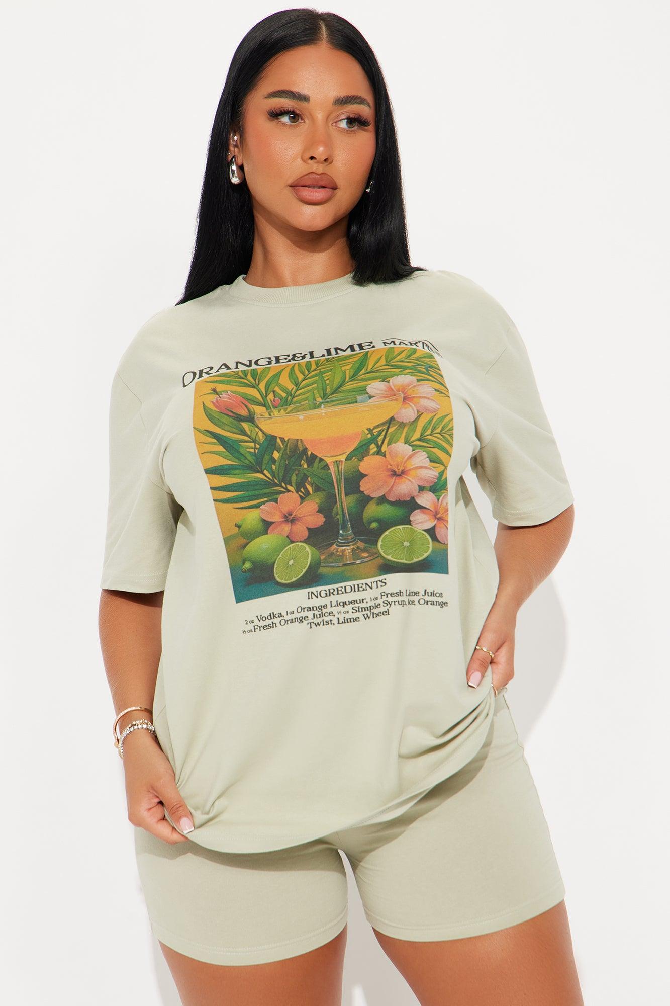 Martini Mood Short Set - Sage Product Image