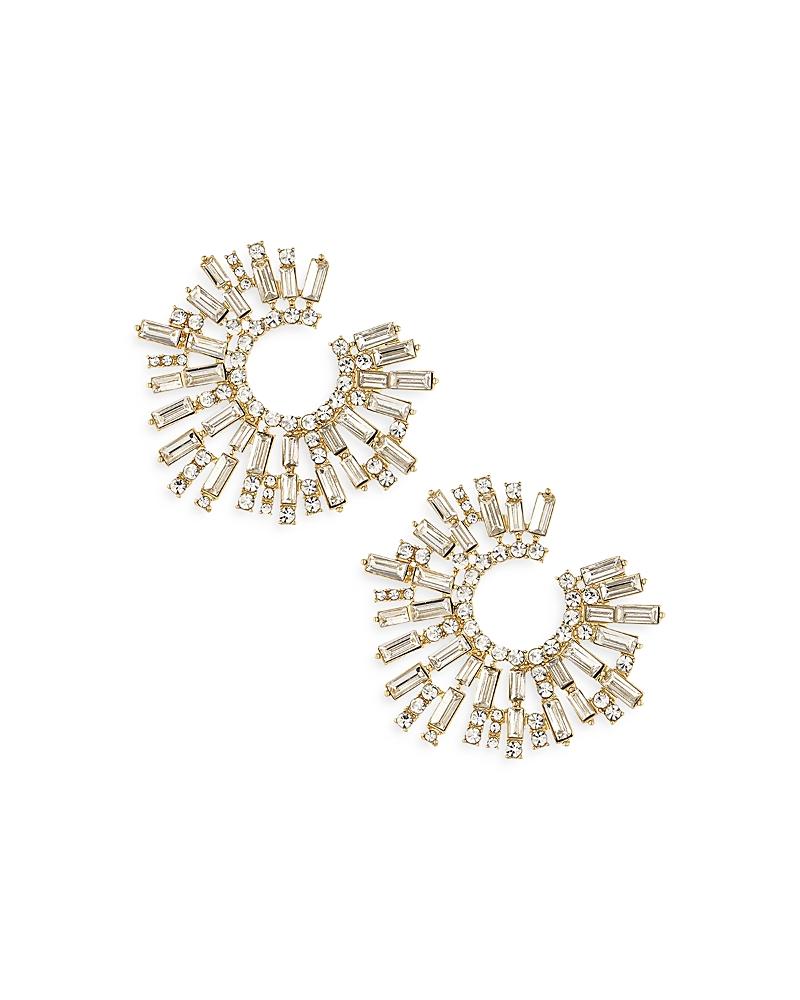 Ettika Open Circle Stardust Earrings in 18K Gold Plate Product Image