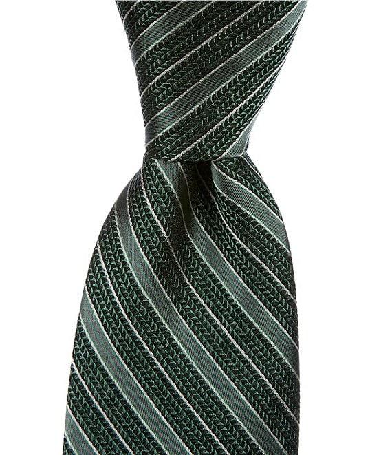 Murano Multi Stripe 3 1/8#double; Woven Silk Tie Product Image