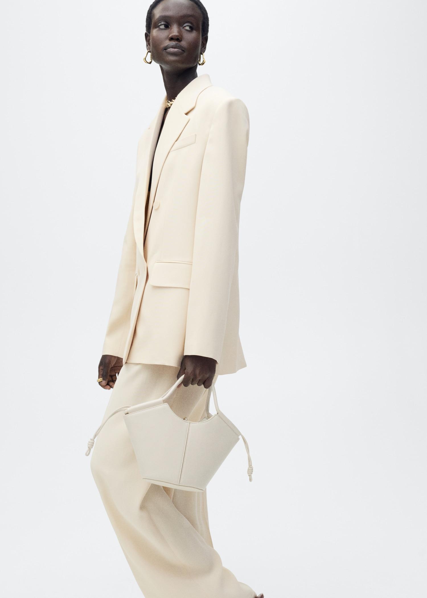 Double-breasted suit jacket - Women | MANGO USA Product Image