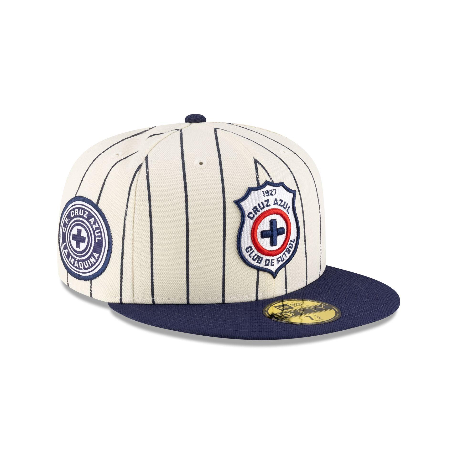 Cruz Azul Retro Pinstripe 59FIFTY Fitted Hat Male Product Image